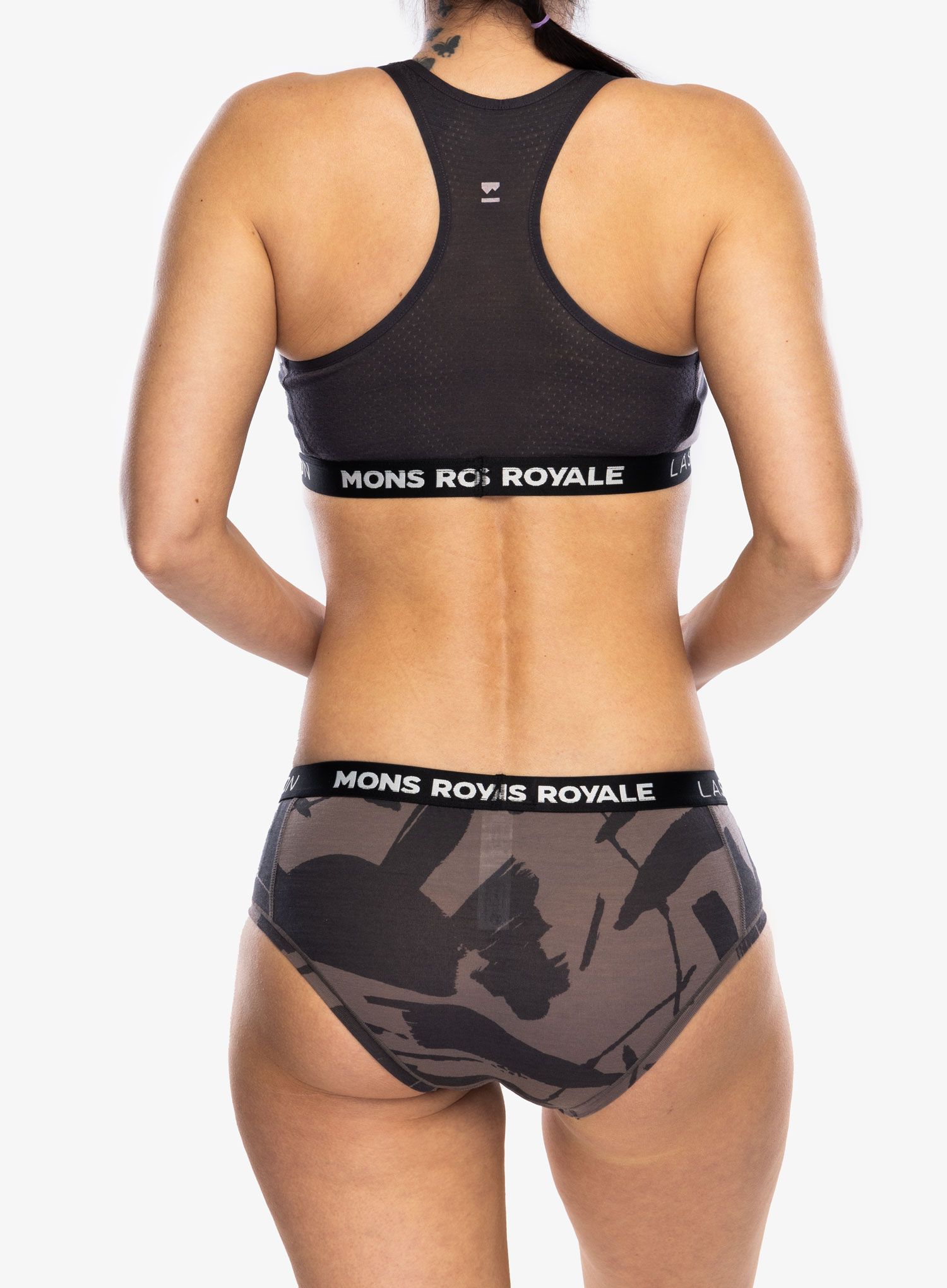 Спортно бюстие Mons Royale Sierra Sports Bra - fragments