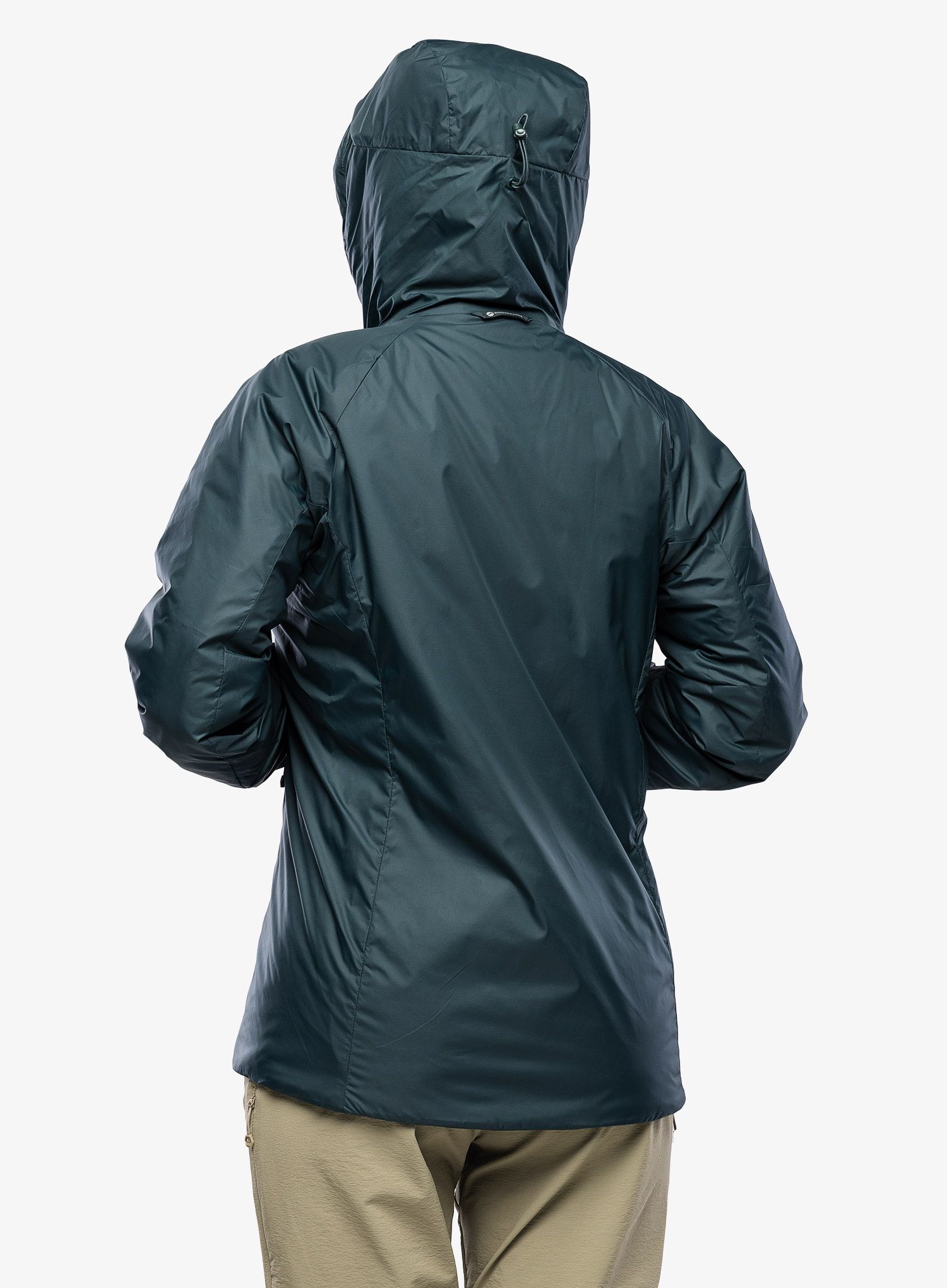 Дамско изолирано яке Montane Respond Hoodie - deep forest