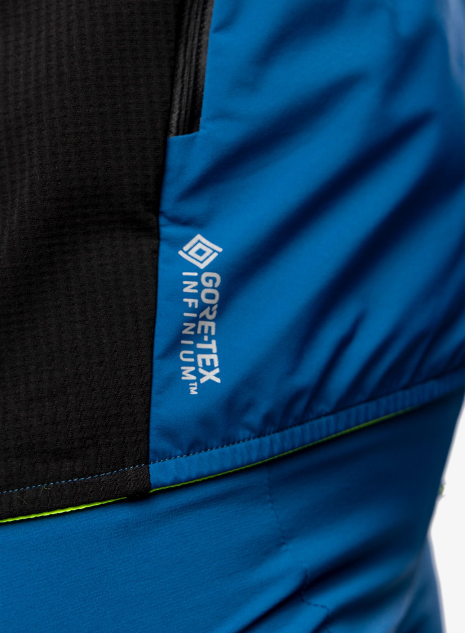 Дамско яке cофтшел Montura Air Action Hybrid Jacket - deep blue/yellow fluo