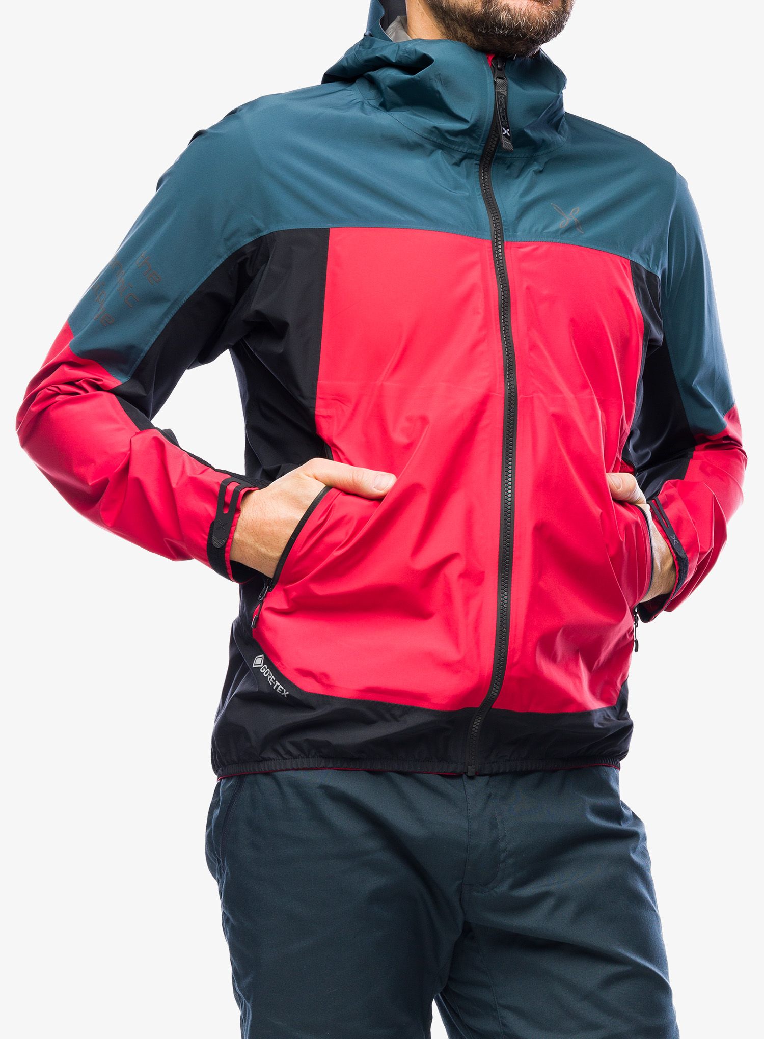 Водоустойчиво яке Montura Pac Mind Jacket - red/powder blue