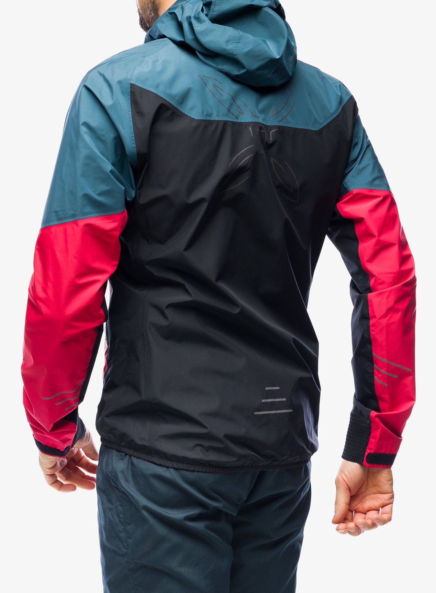 Водоустойчиво яке Montura Pac Mind Jacket - red/powder blue