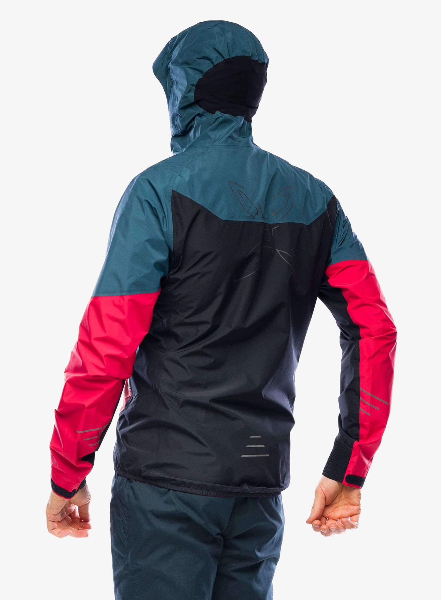 Водоустойчиво яке Montura Pac Mind Jacket - red/powder blue