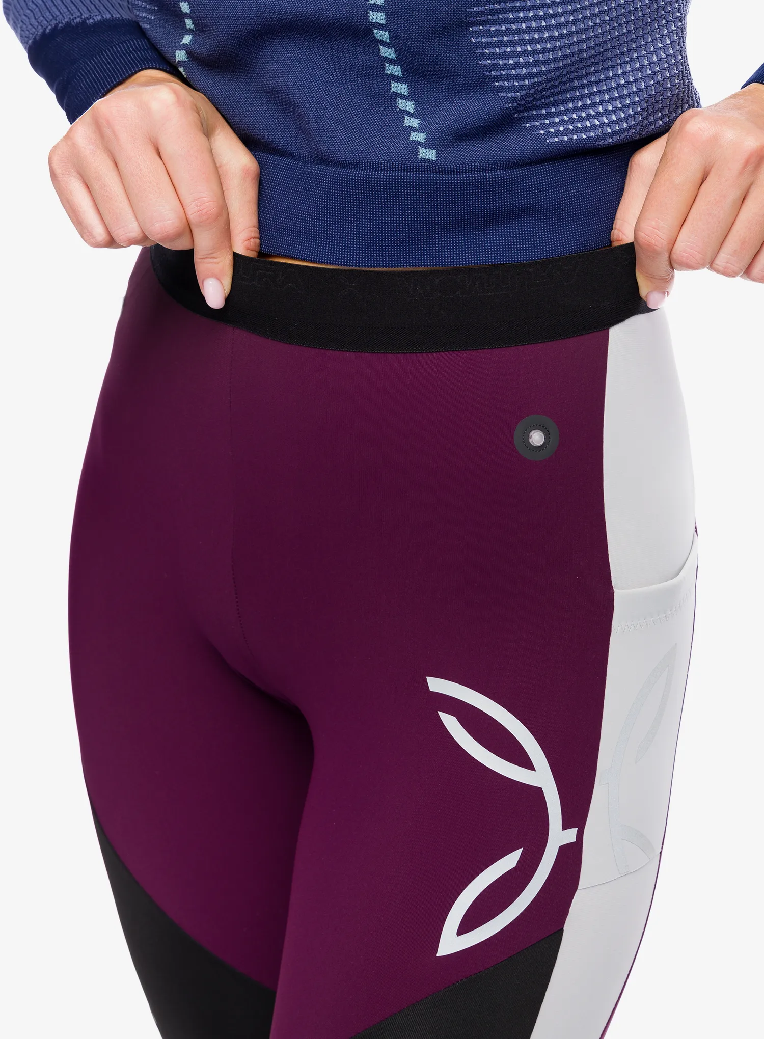 Дамски клин за тренировка Montura Slick 2 Pants - wine red/quiet grey