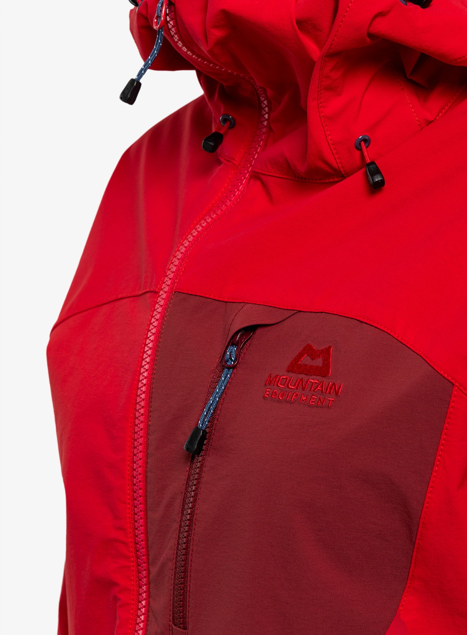 Дамско яке cофтшел Mountain Equipment Squall Hooded Jacket - capsicum/tibetan red