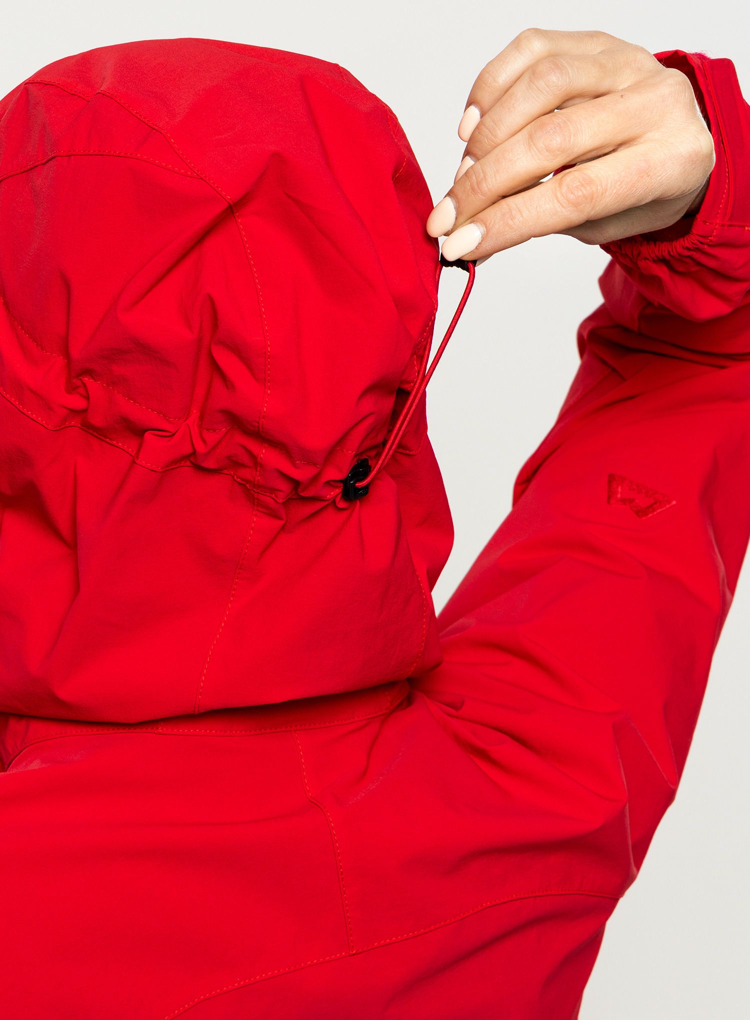 Дамско яке cофтшел Mountain Equipment Squall Hooded Jacket - capsicum/tibetan red