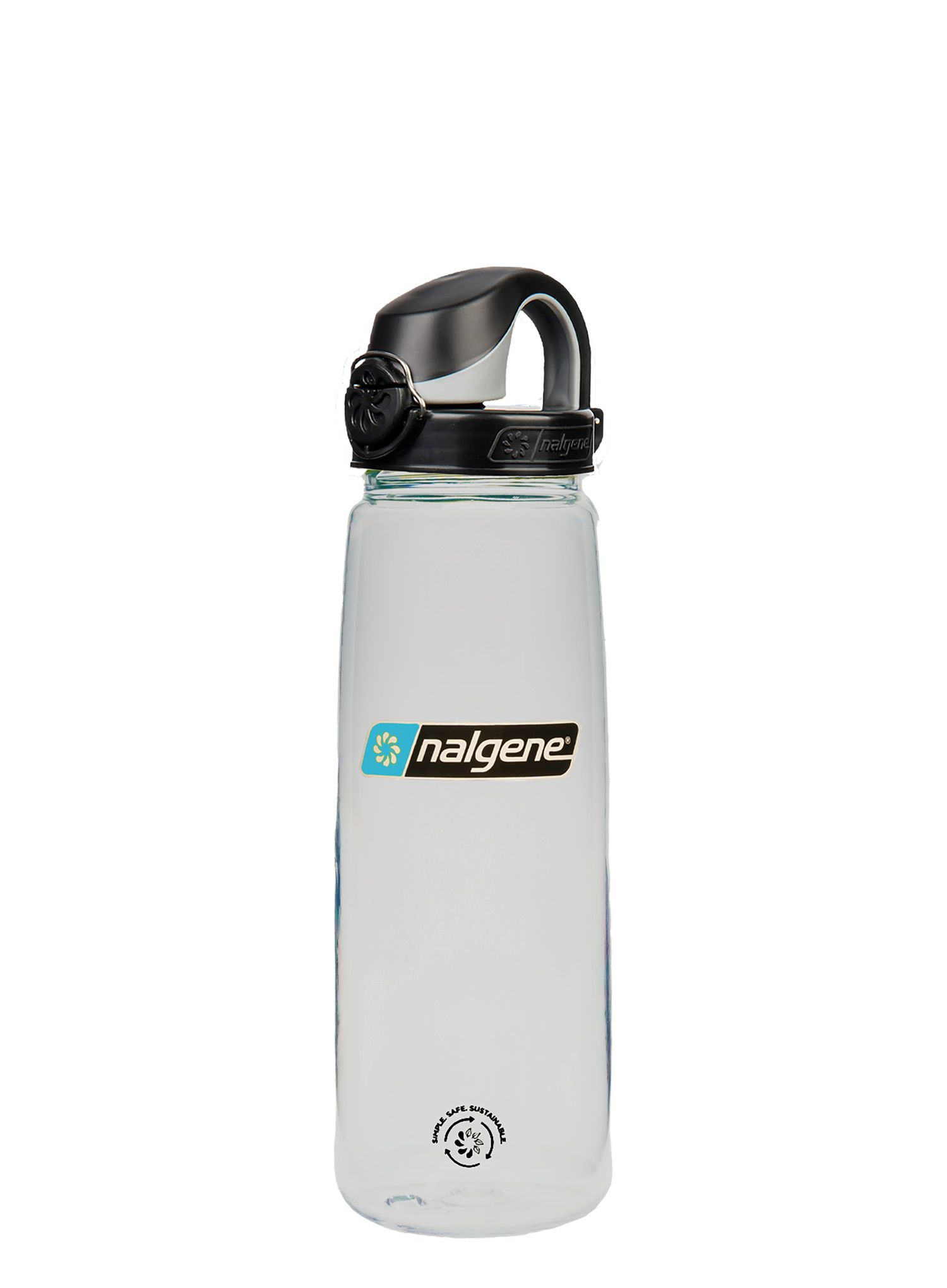 Туристическа бутилка Nalgene On The Fly 24 oz (700 ml) - clear/black