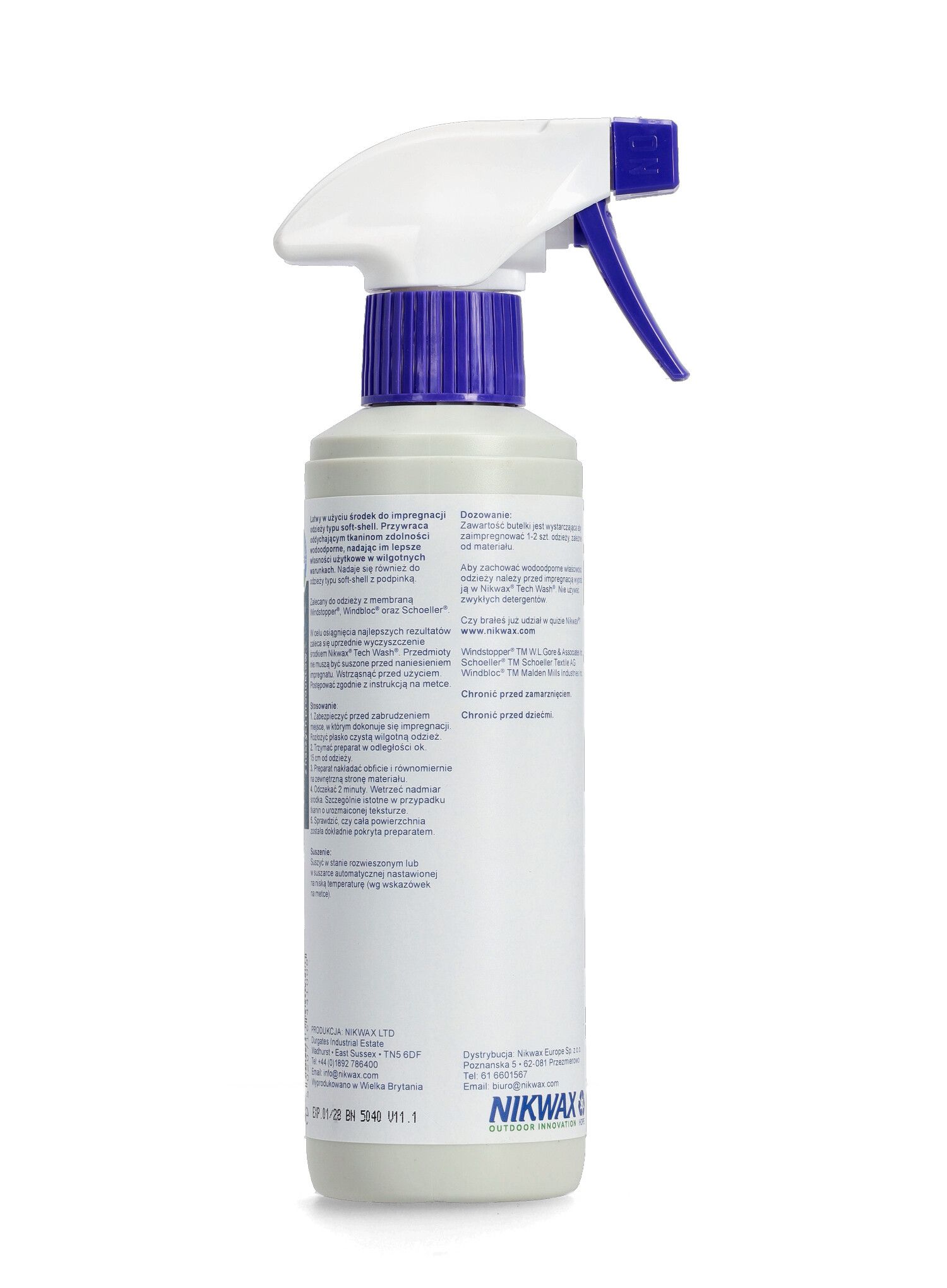 Импрегнатор за облекло Nikwax Softshell Proof Spray 300ml