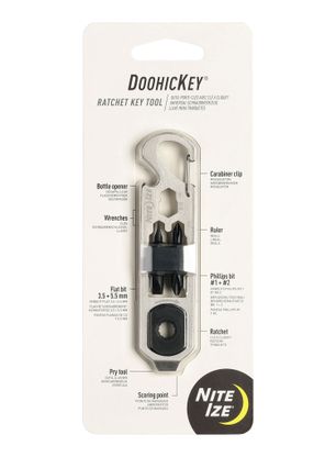 Мултитул Nite Ize DoohicKey Ratchet Key Tool - stainless steel