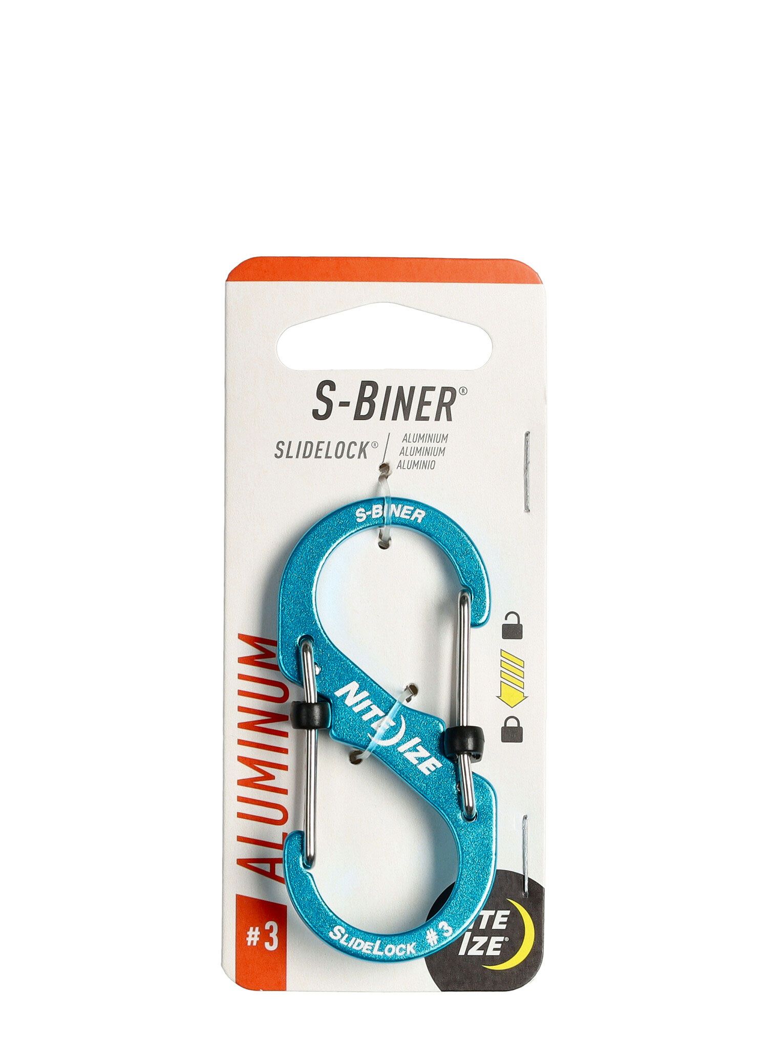 Карабинер за инвентар Nite Ize S-Biner SlideLock Aluminum 3 - blue