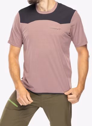 Велосипедна тениска Norrona Skibotn Equaliser Tech T-Shirt - grape shake