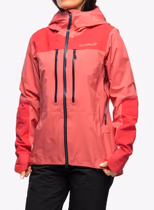 Дамско яке Norrona Trollveggen Gore-Tex Pro Light Jacket - honeysuckle/virtual pink
