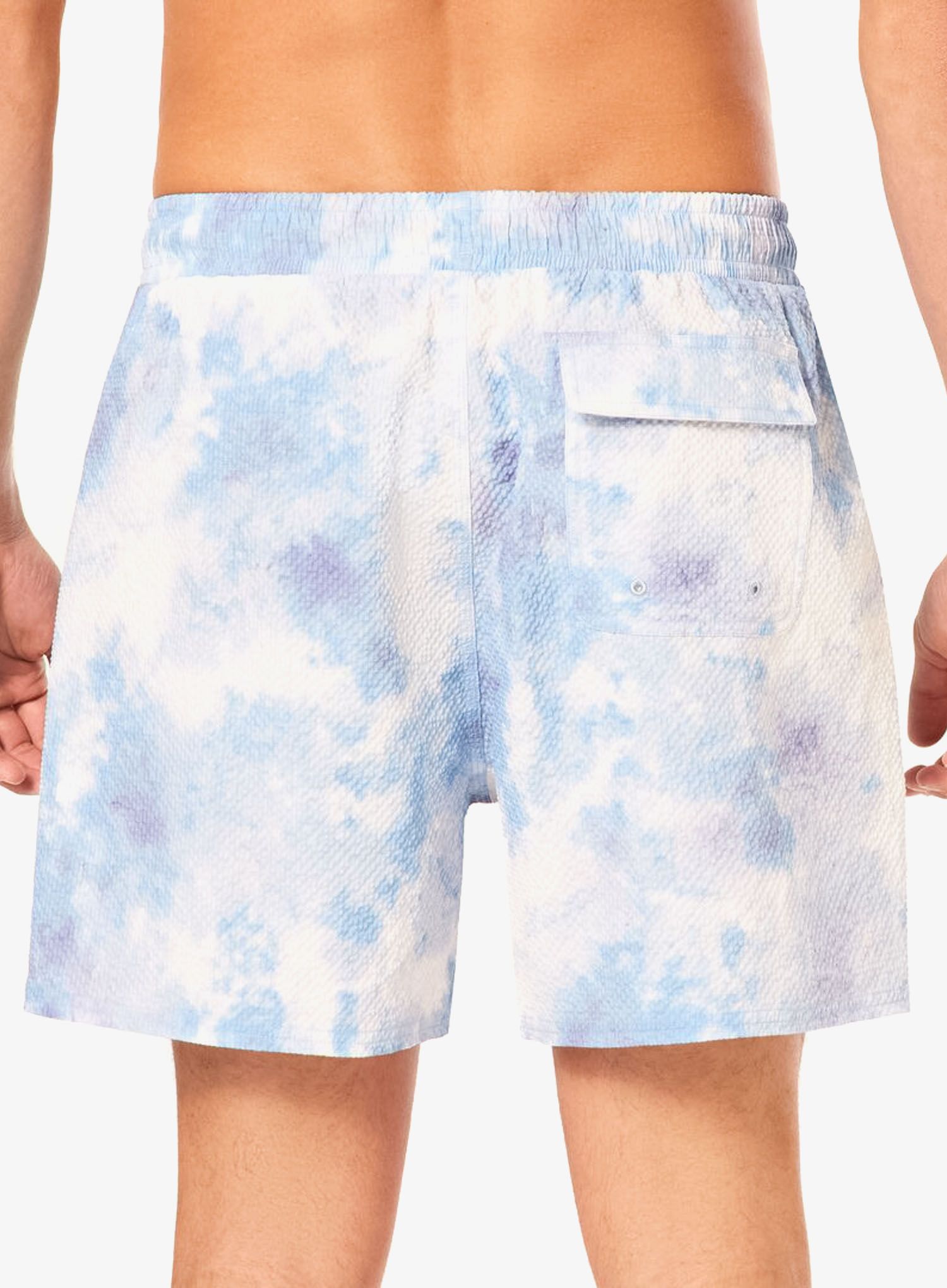 Къси панталони Oakley Deco Palms Rc Beachshort - tie dye clouds lt blue