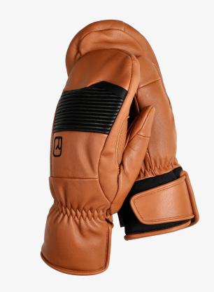 Ръкавици лапи Ortovox Full Leather Mitten - bristle brown