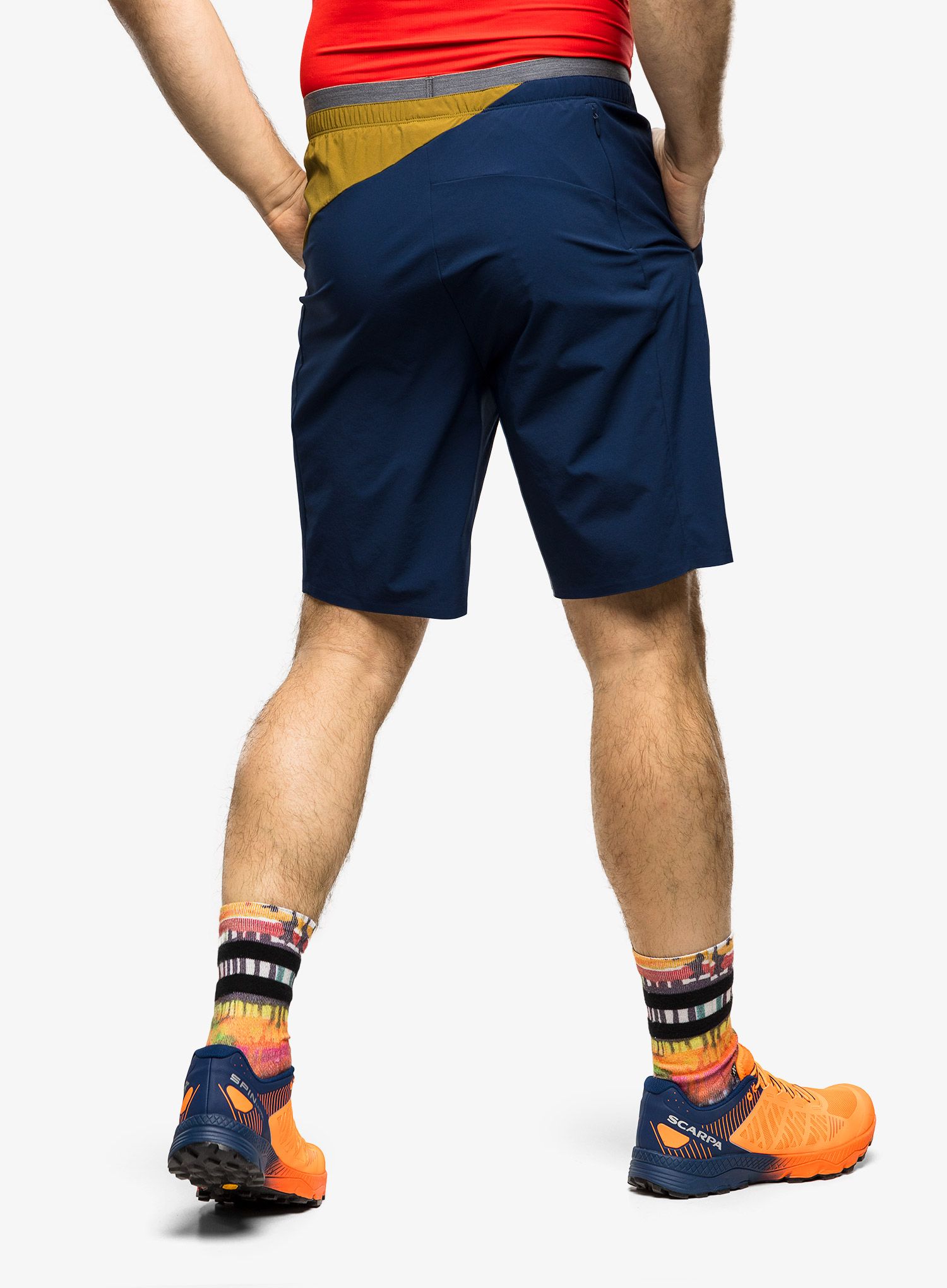 Мъжки къси панталони Ortovox Piz Selva Shorts - deep ocean