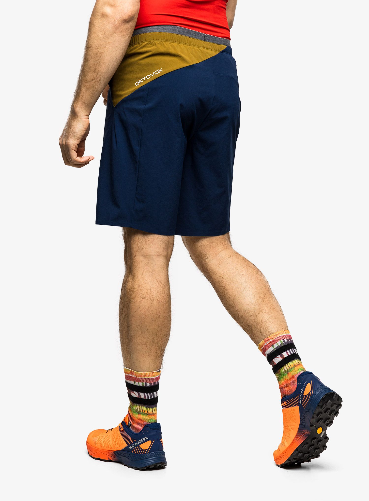 Мъжки къси панталони Ortovox Piz Selva Shorts - deep ocean