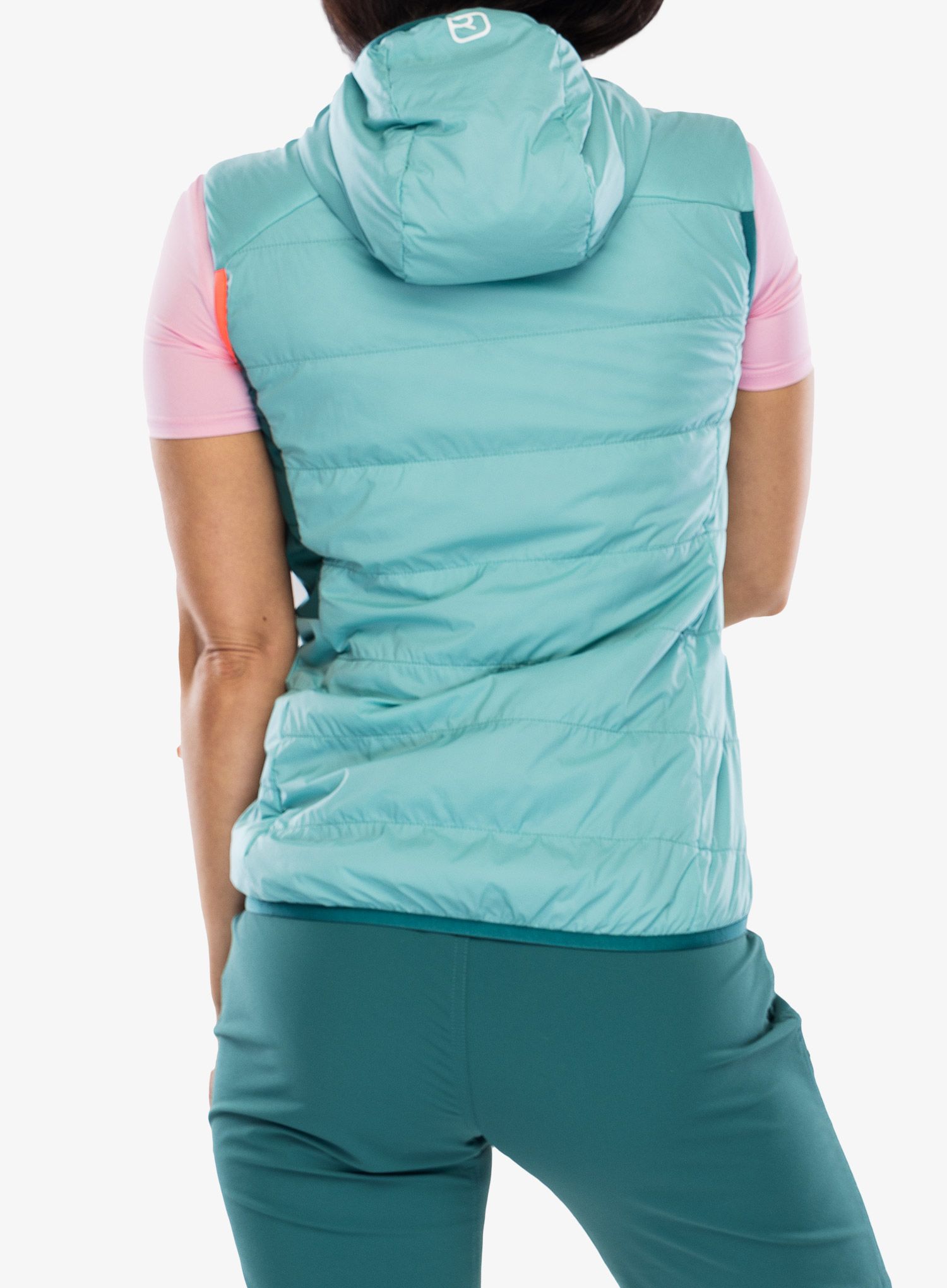 Дамски елек Ortovox Swisswool Piz Duan Vest - ice waterfall