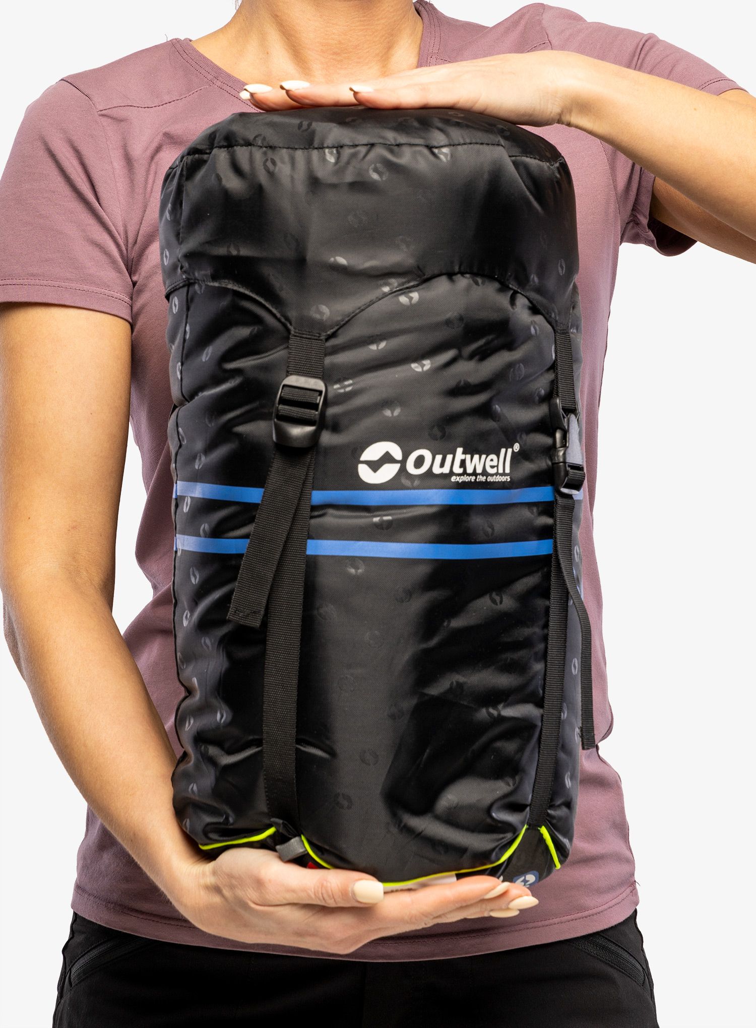 Синтетичен спален чувал Outwell Contour (190 cm) - midnight black