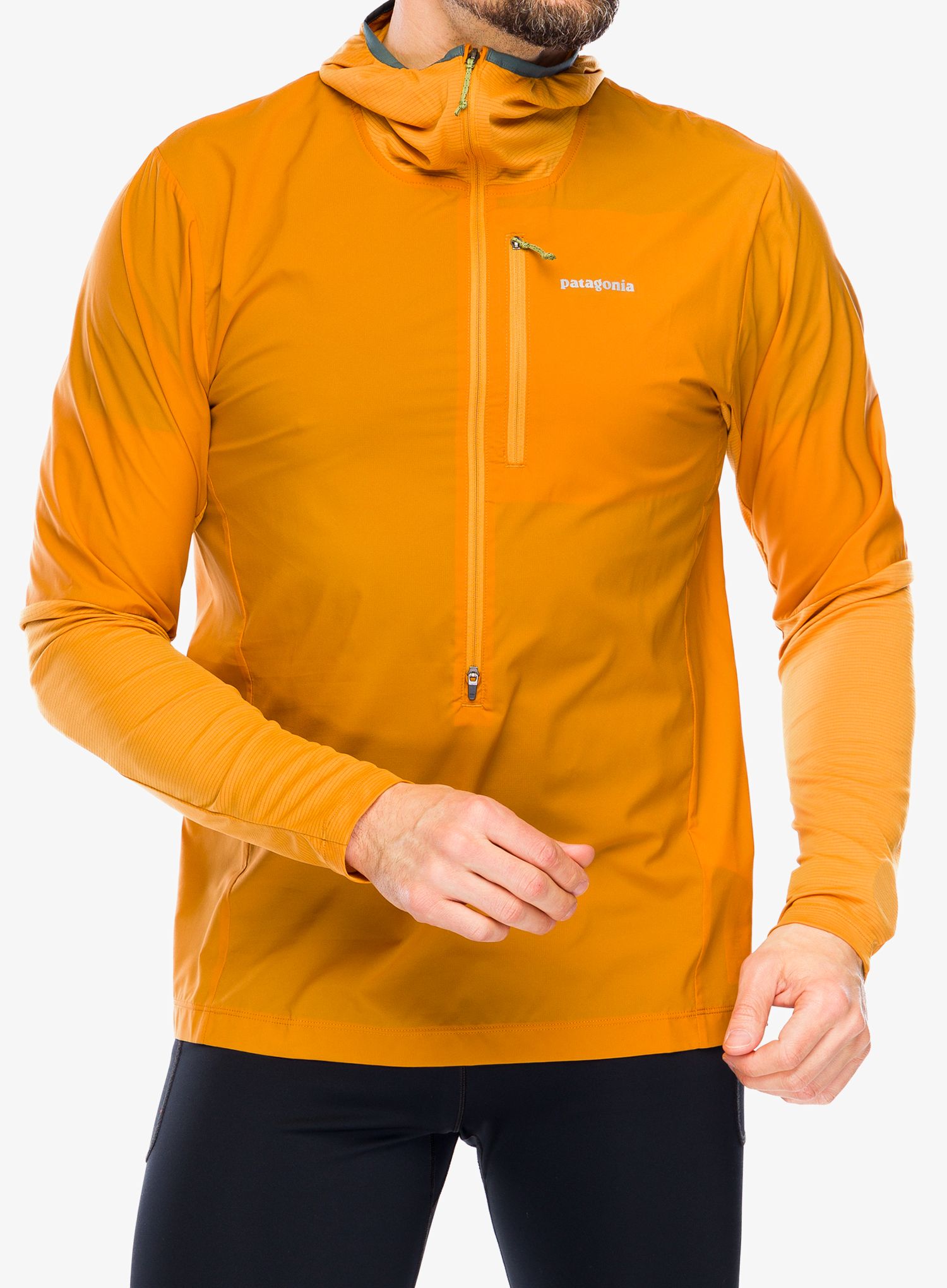 Яке за бягане Patagonia Airshed Pro Pullover - golden caramel