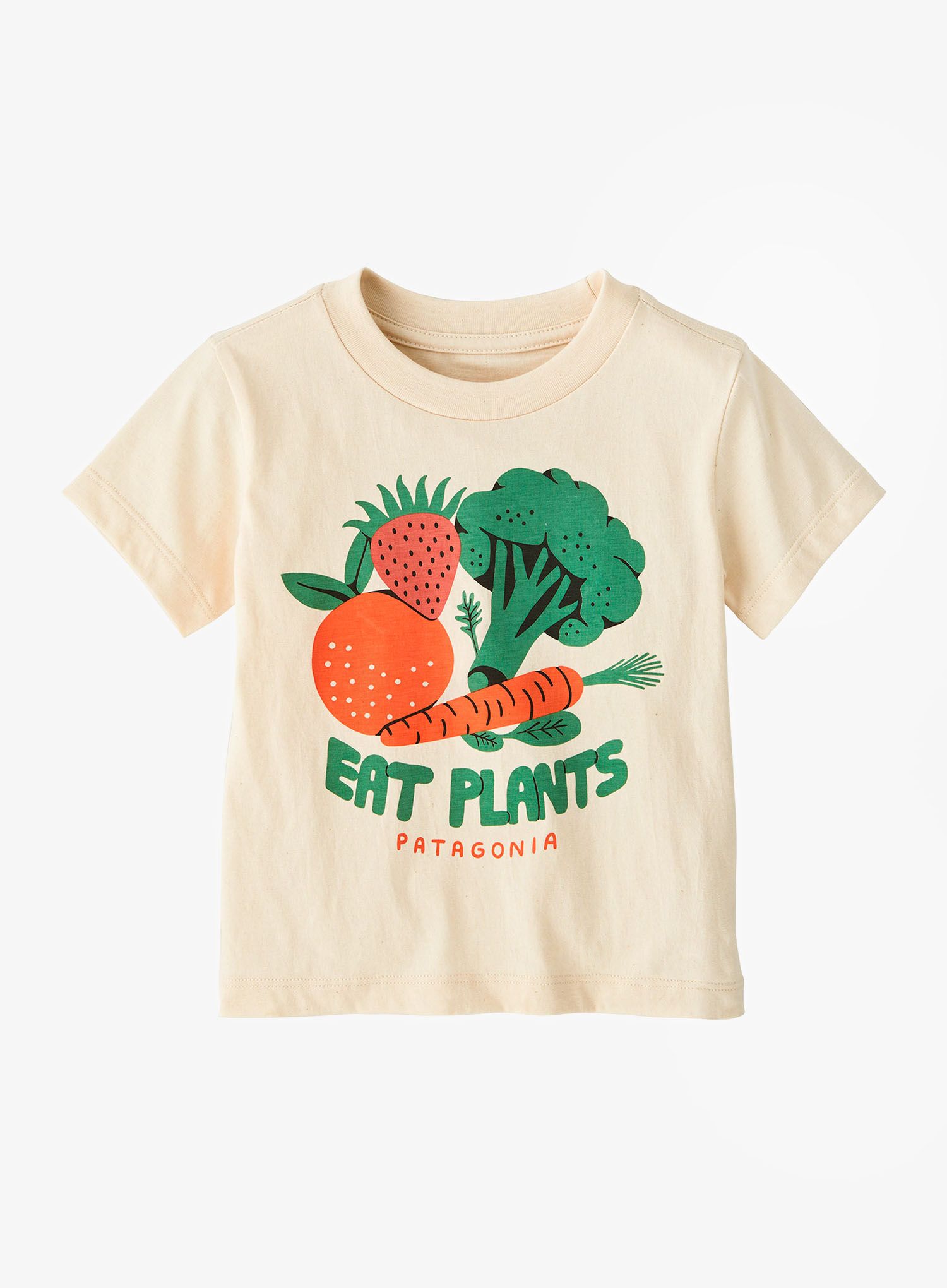 Детска тениска Patagonia Baby Graphic T-Shirt - farm snacks/natural
