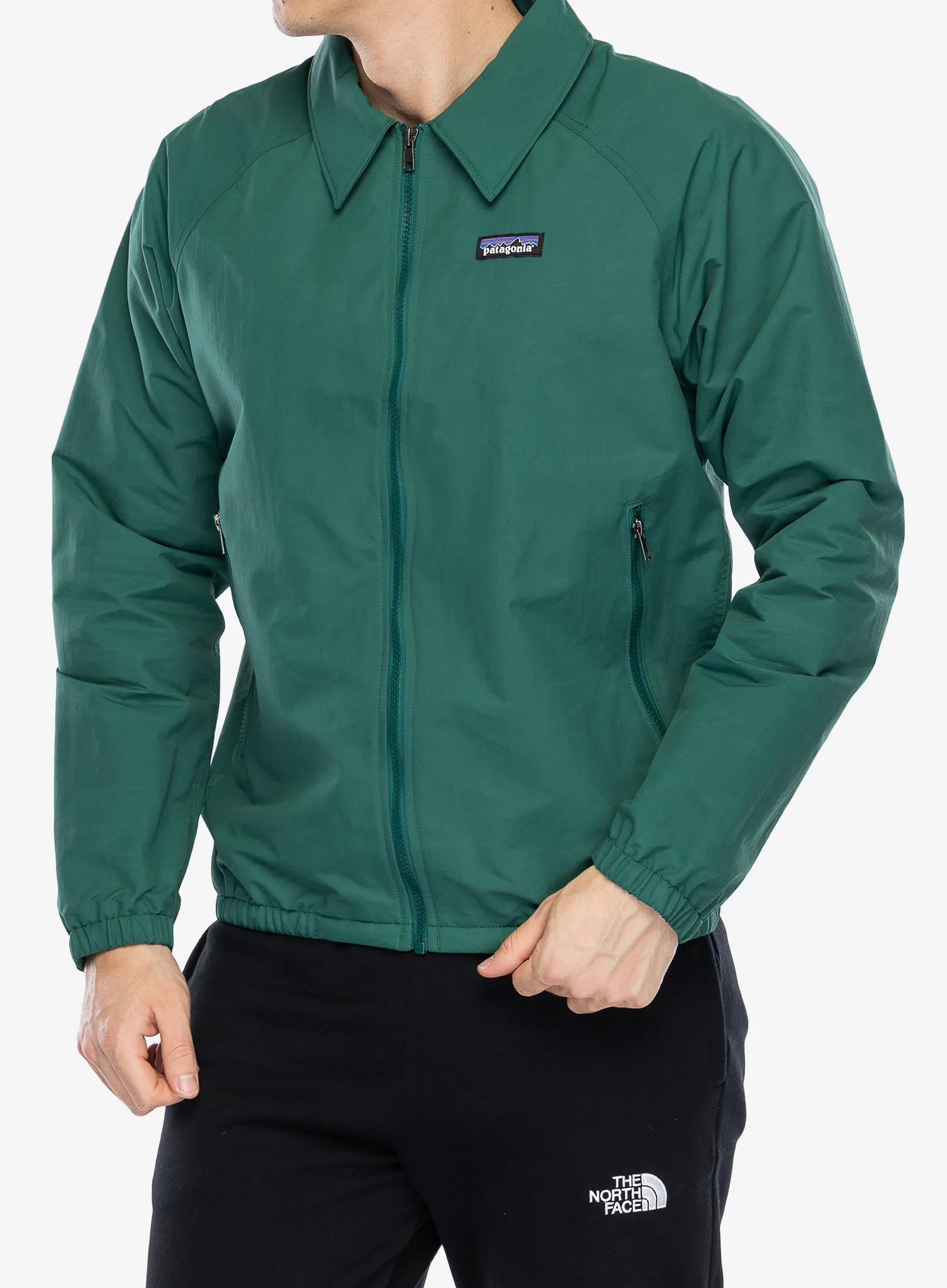 Яке ветровка Patagonia Baggies Jacket - conifer green