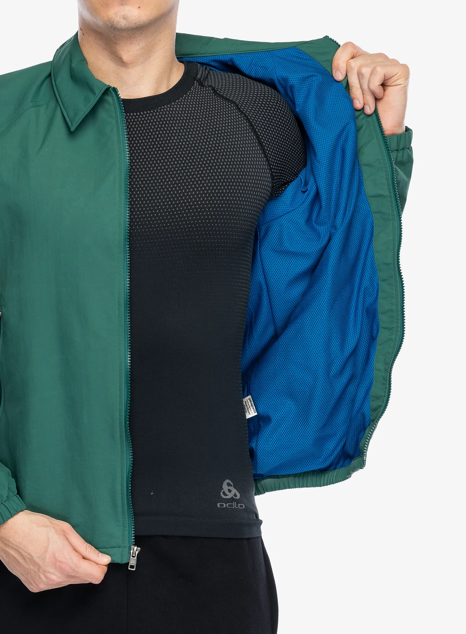 Яке ветровка Patagonia Baggies Jacket - conifer green