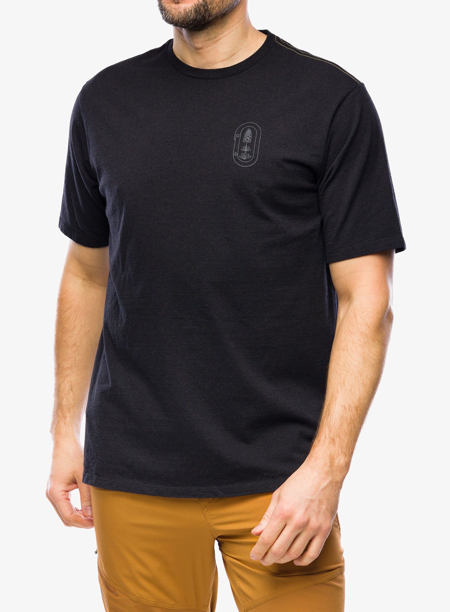 Тениска Patagonia Clean Climb Trade Responsibili-Tee - clean climb/ink black