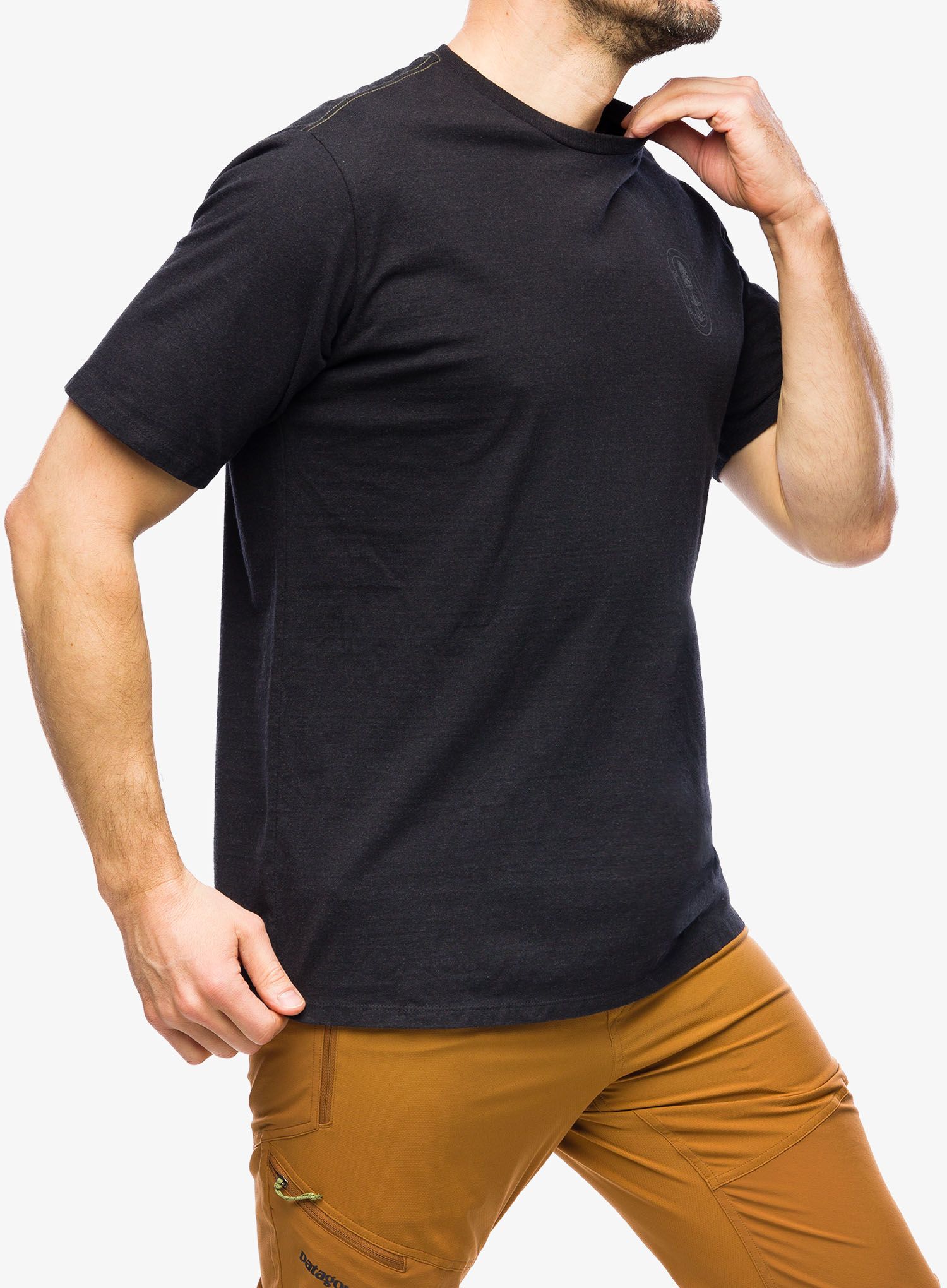 Тениска Patagonia Clean Climb Trade Responsibili-Tee - clean climb/ink black