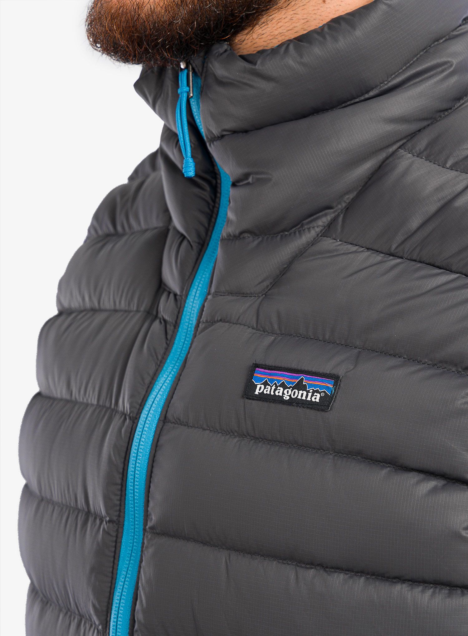 Patagonia down sweater vest forge grey hot sale