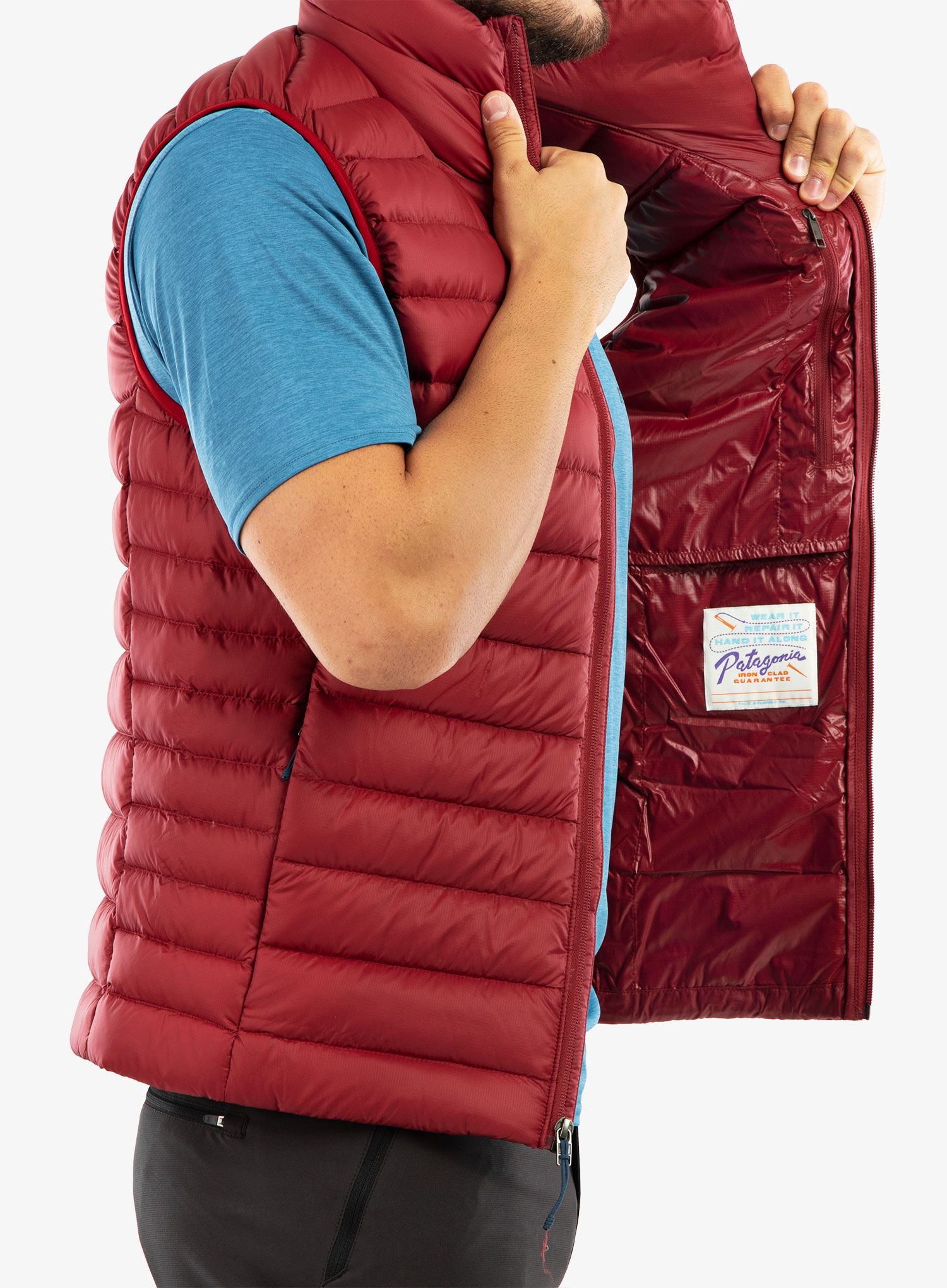 Елек Patagonia Down Sweater Vest - wax red