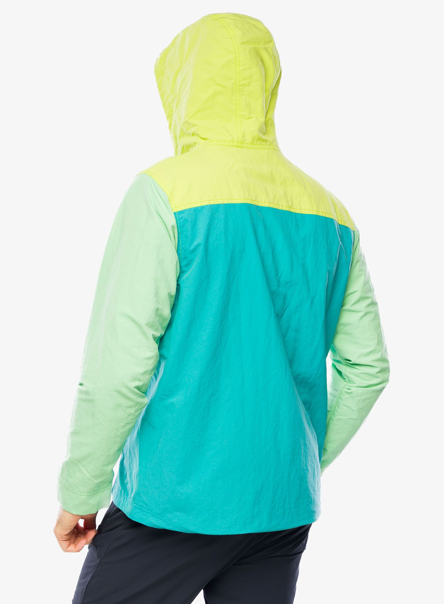 Яке ветровка Patagonia Isthmus Anorak - subtidal blue