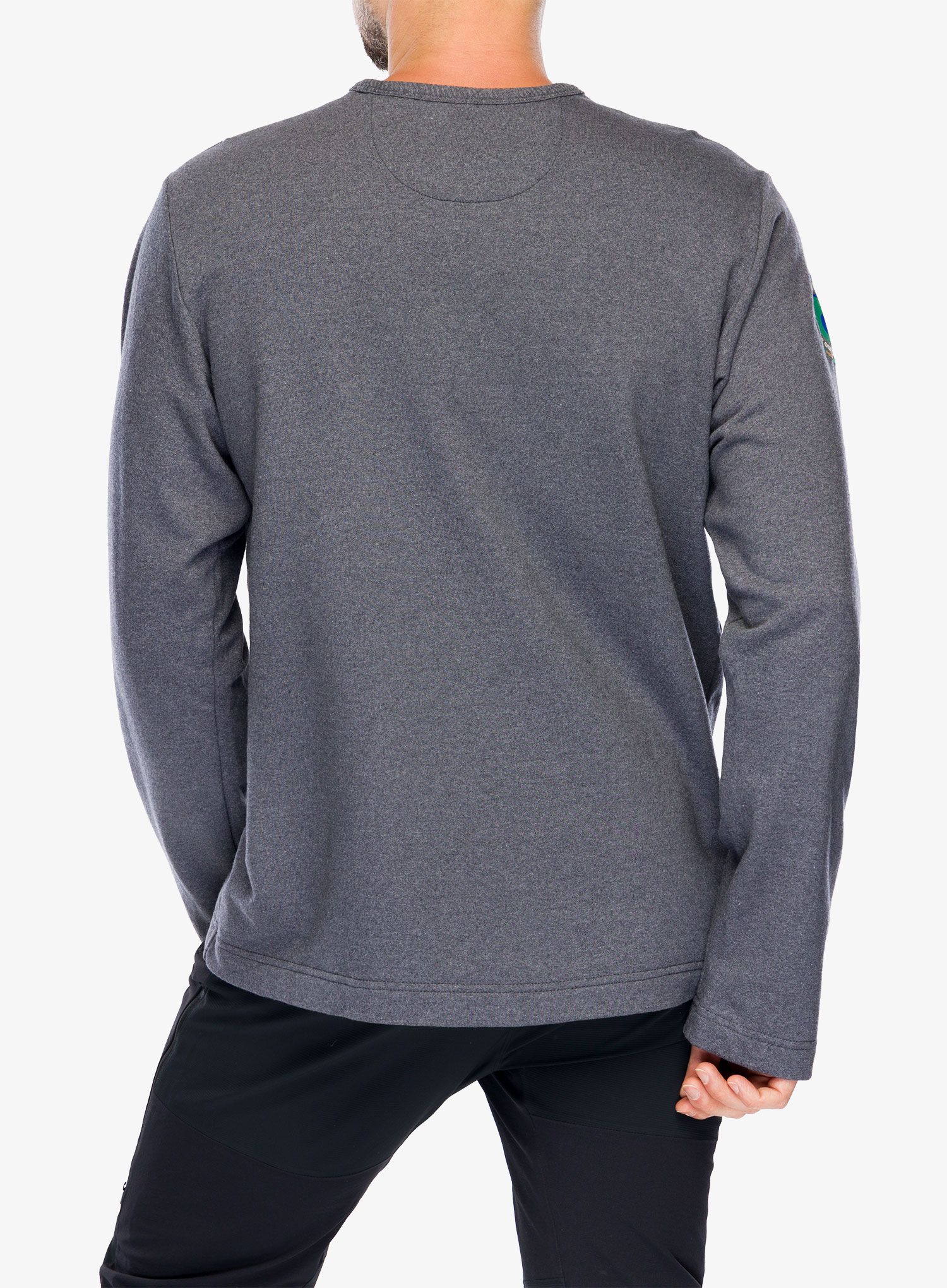 Суичър без качулка Patagonia LW Unity Fitz Wildrise Crew - ink black
