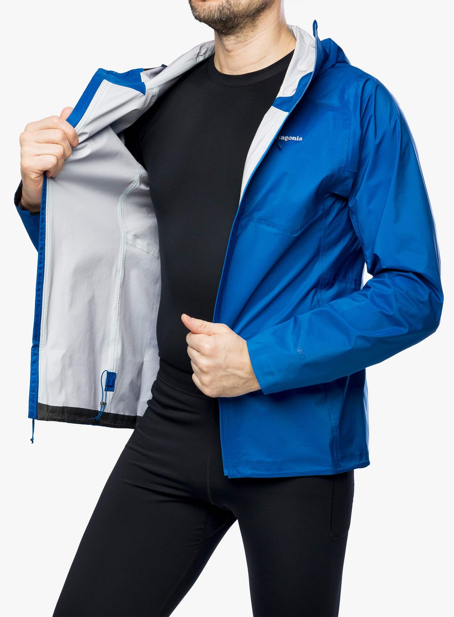 Яке за бягане Patagonia Storm Racer Jacket - endless blue