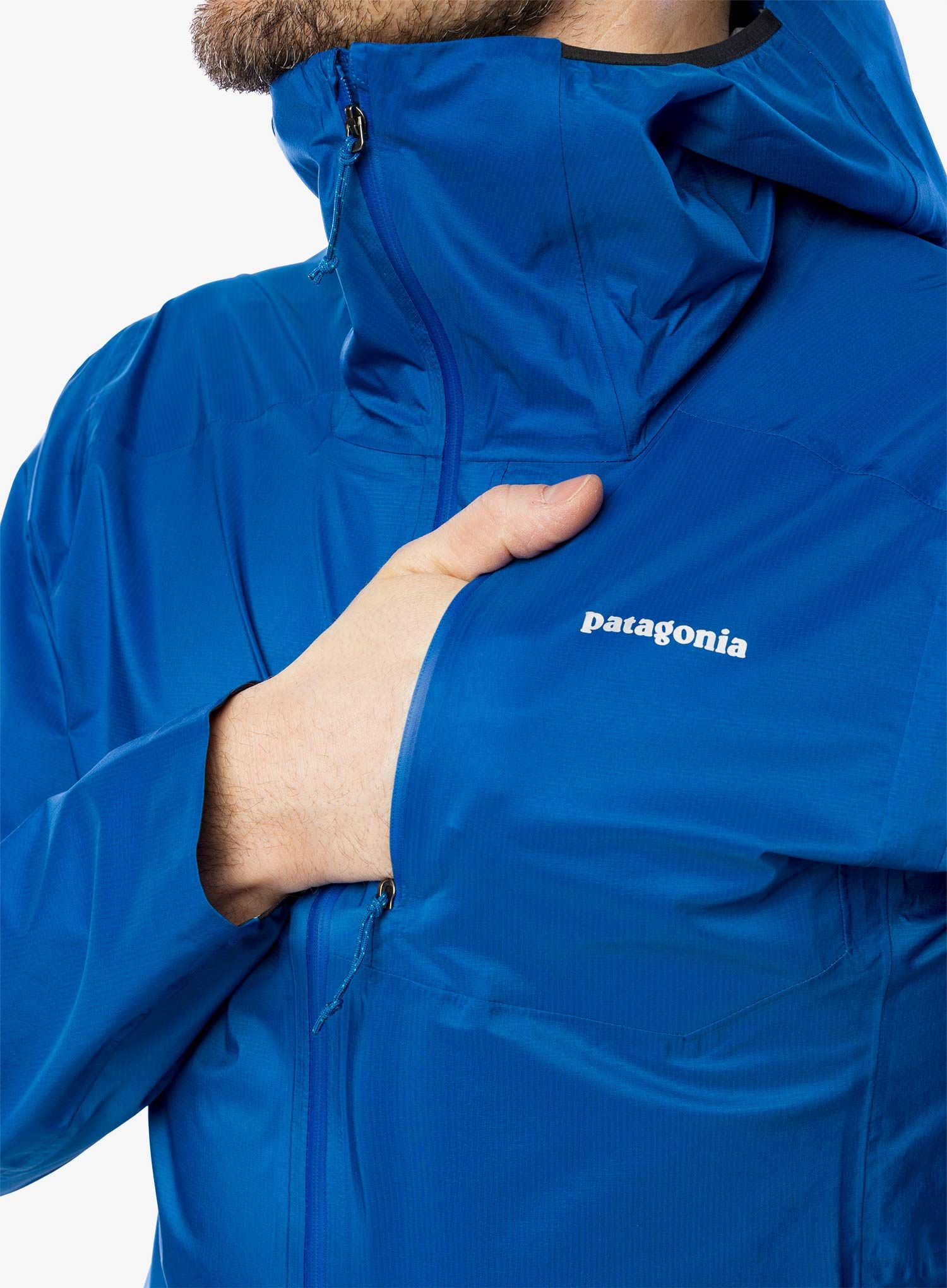 Яке за бягане Patagonia Storm Racer Jacket - endless blue