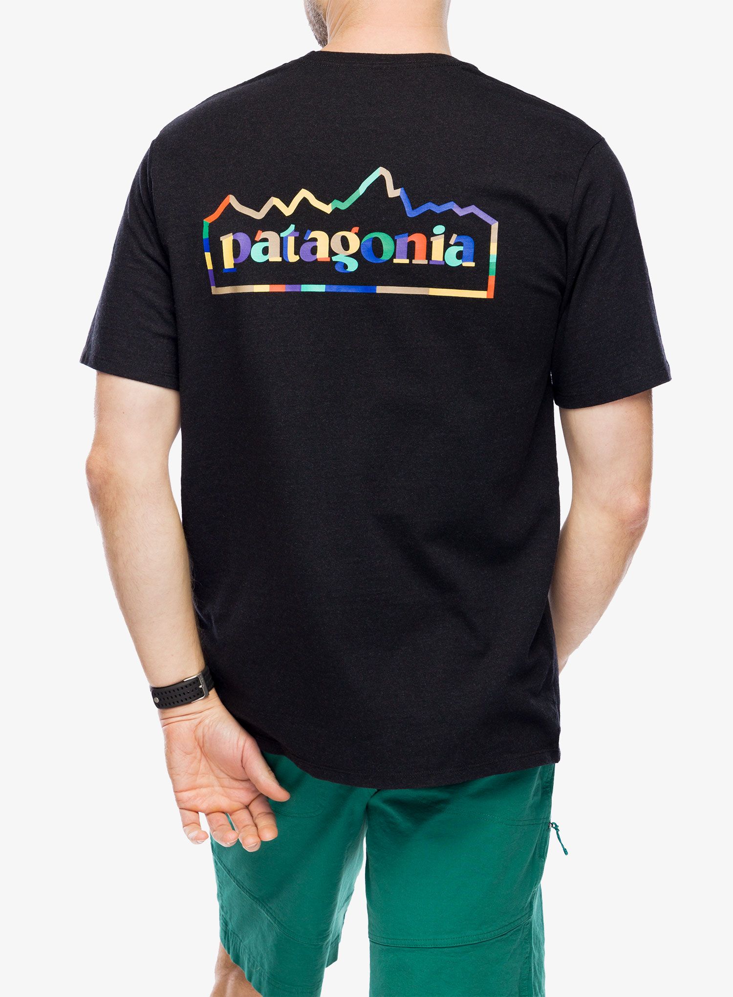 Тениска с щампа Patagonia Unity Fitz Responsibili-Tee - ink black