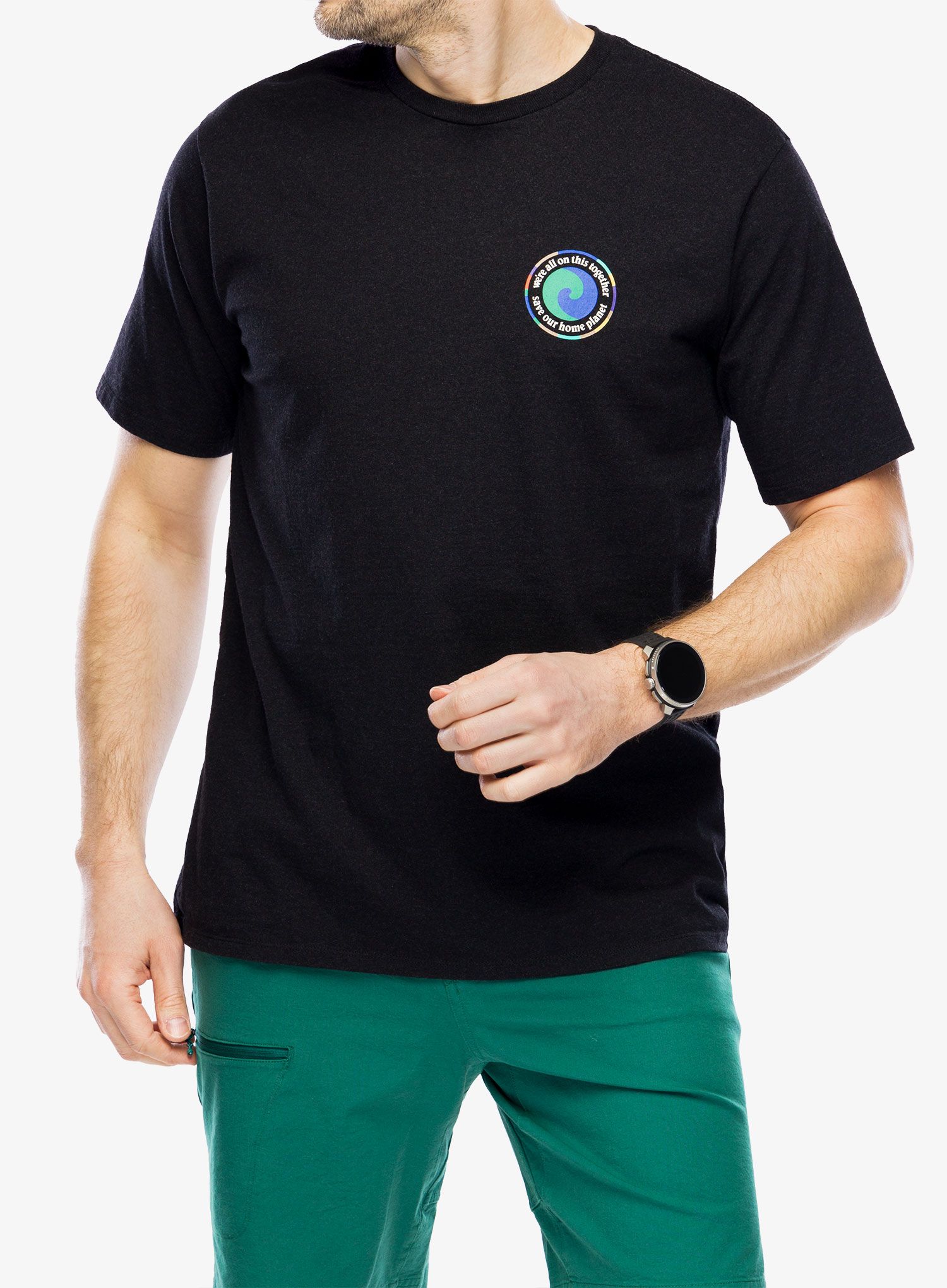 Тениска с щампа Patagonia Unity Fitz Responsibili-Tee - ink black