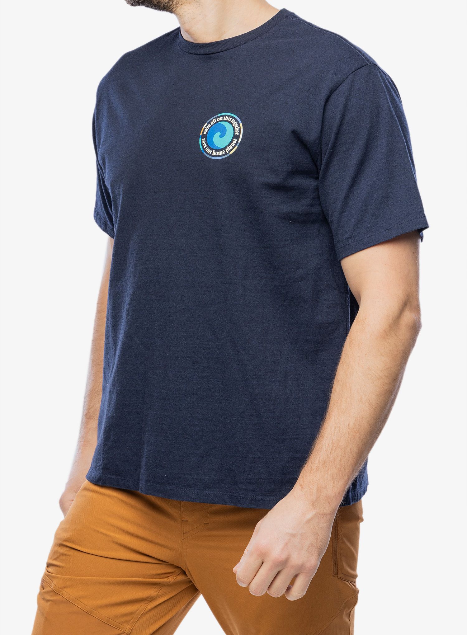 Тениска с щампа Patagonia Unity Fitz Responsibili-Tee - new navy