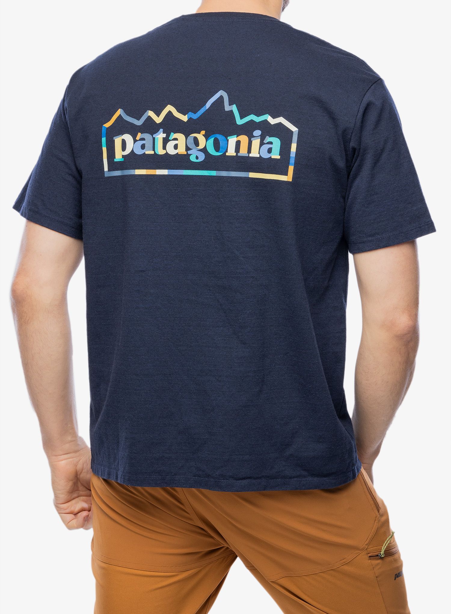 Тениска с щампа Patagonia Unity Fitz Responsibili-Tee - new navy