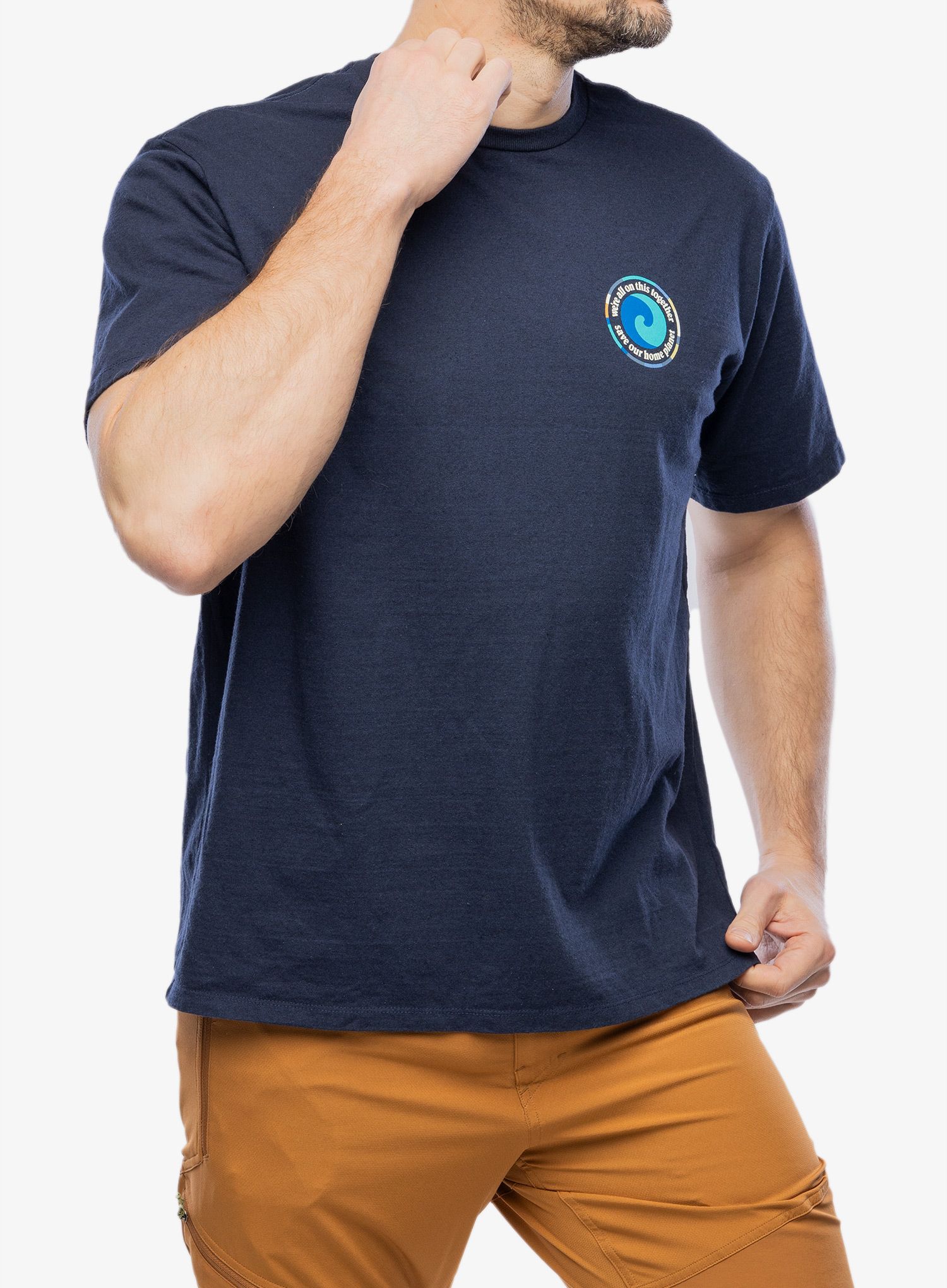 Тениска с щампа Patagonia Unity Fitz Responsibili-Tee - new navy