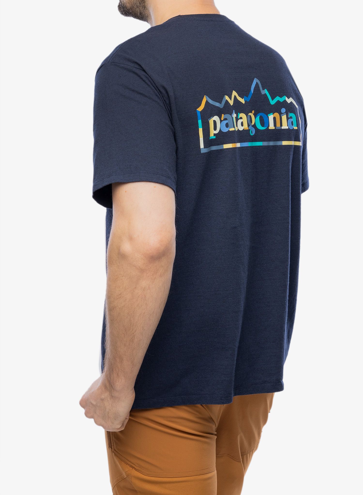 Тениска с щампа Patagonia Unity Fitz Responsibili-Tee - new navy