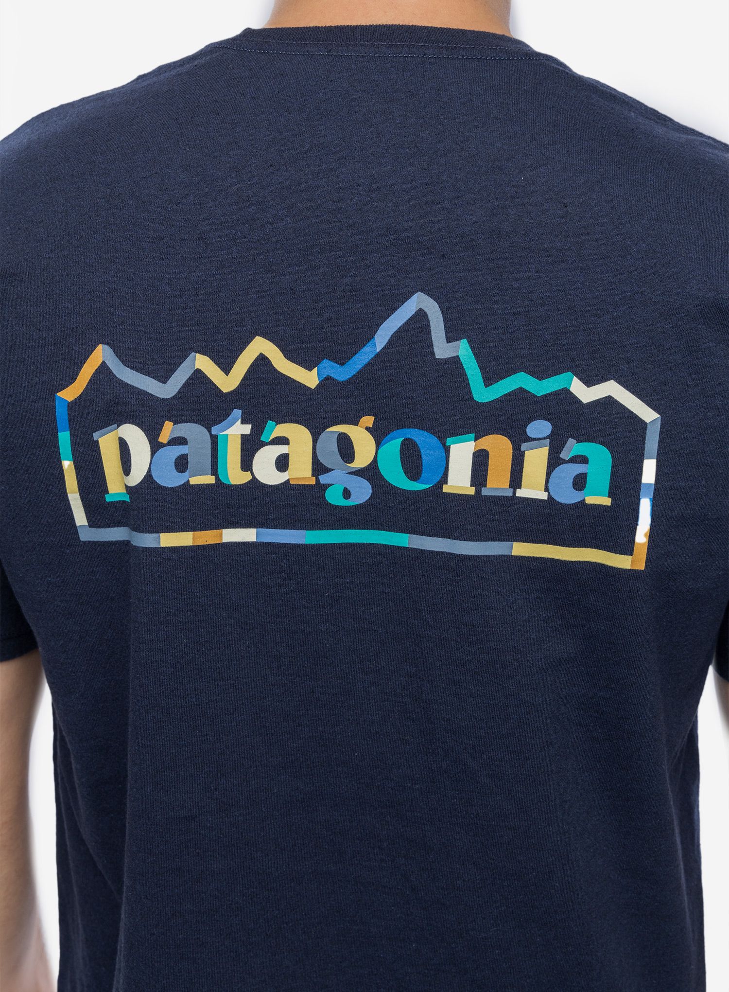 Тениска с щампа Patagonia Unity Fitz Responsibili-Tee - new navy