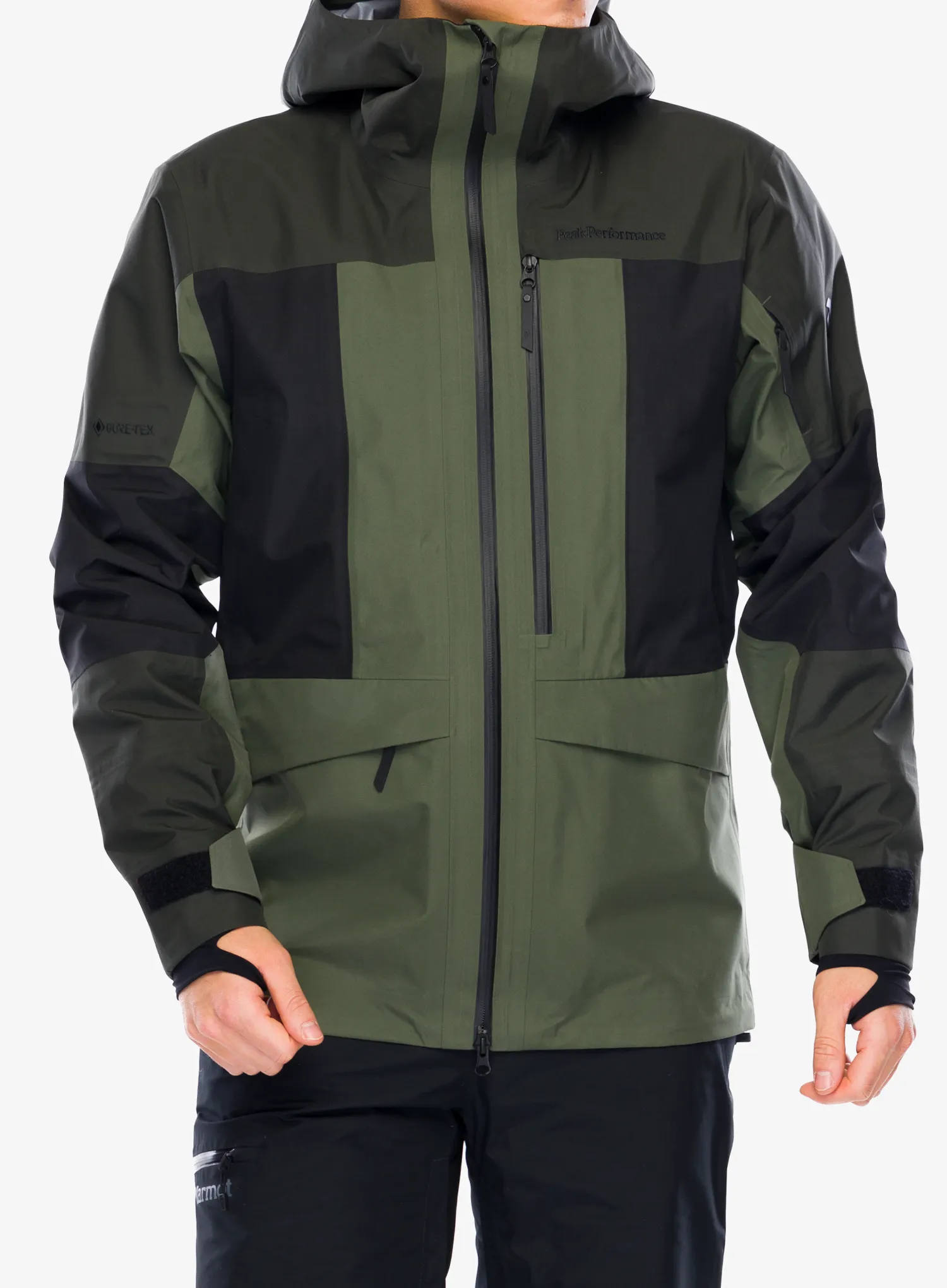 Gore Tex Peak Performance Olive Snowboard Jacket Скиорско яке Peak