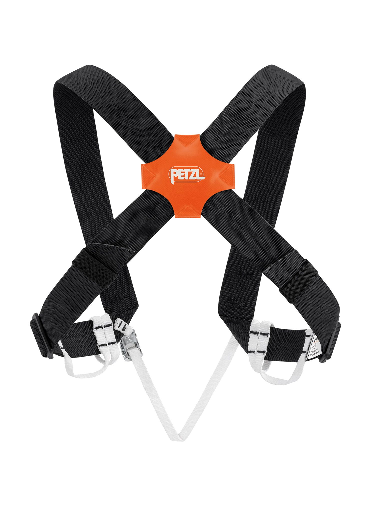 Гръден колан Petzl Explo - black/orange