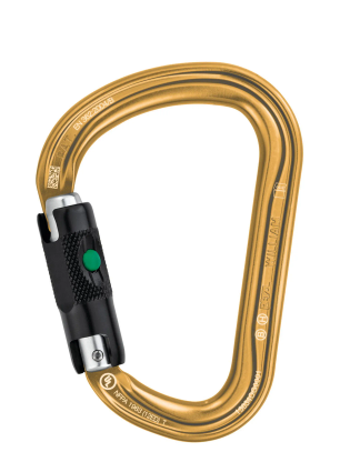 Катерачен карабинер Petzl William Ball-Lock - gold