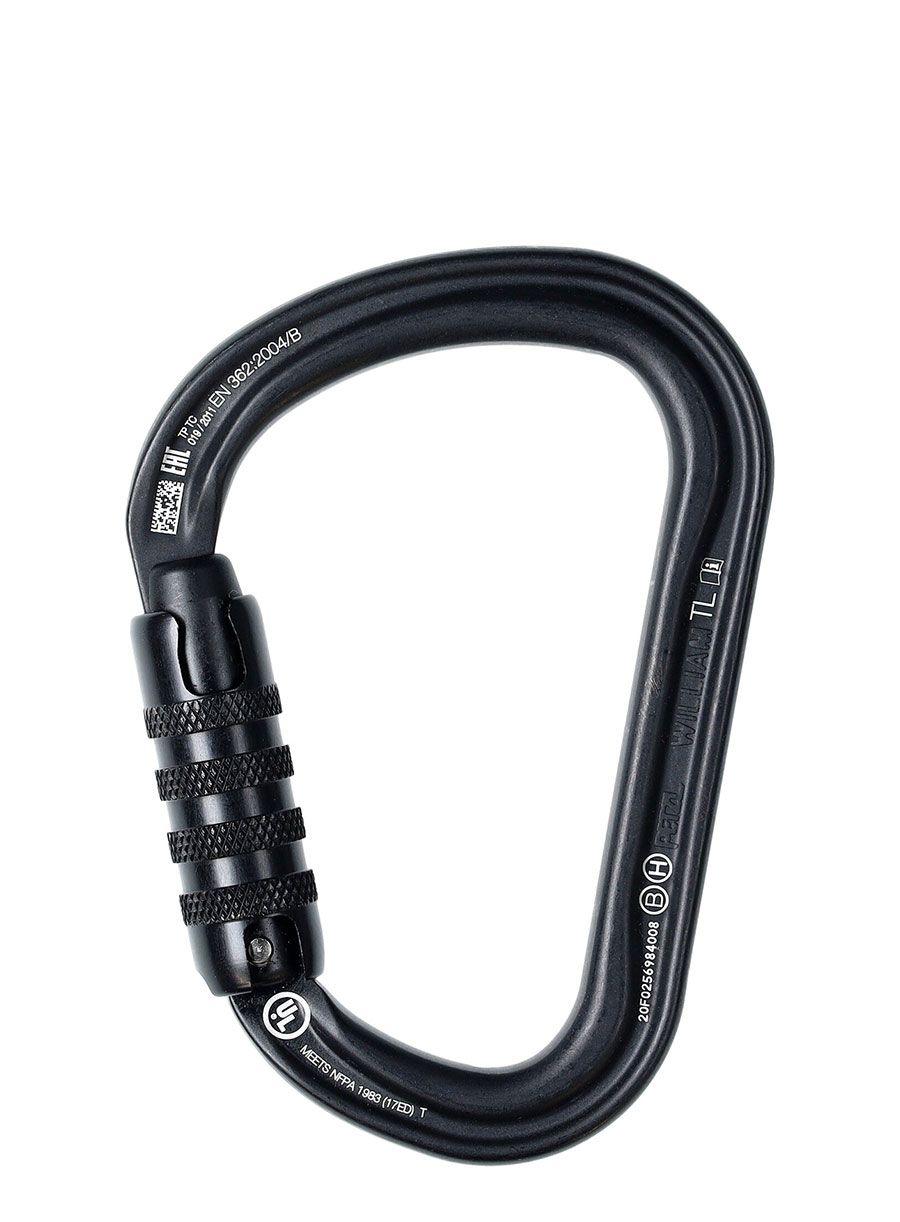 Катерачен карабинер Petzl William Triact-Lock - black