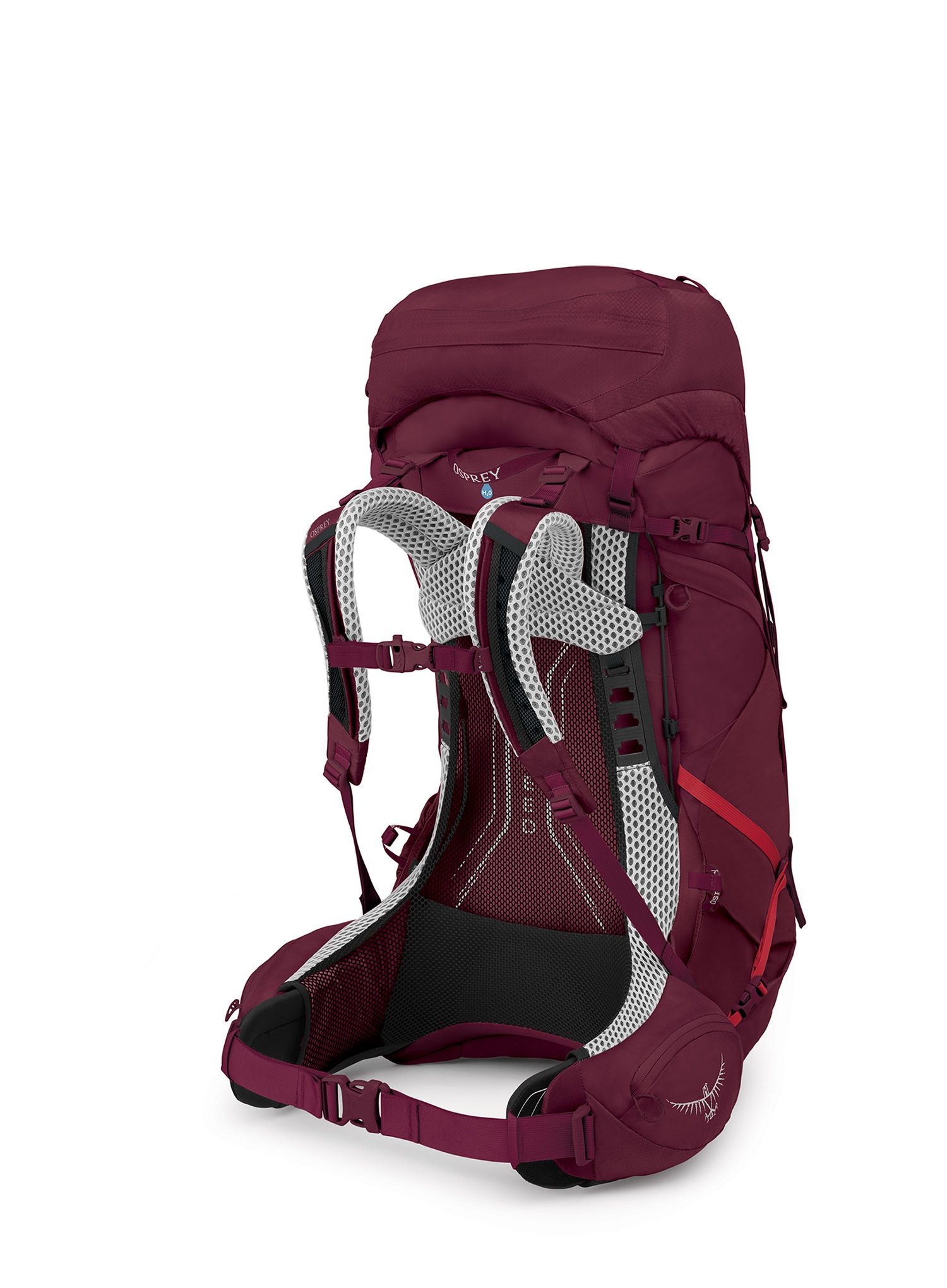 Дамска трекинг раница Osprey Aura AG LT 50 - antidote purple