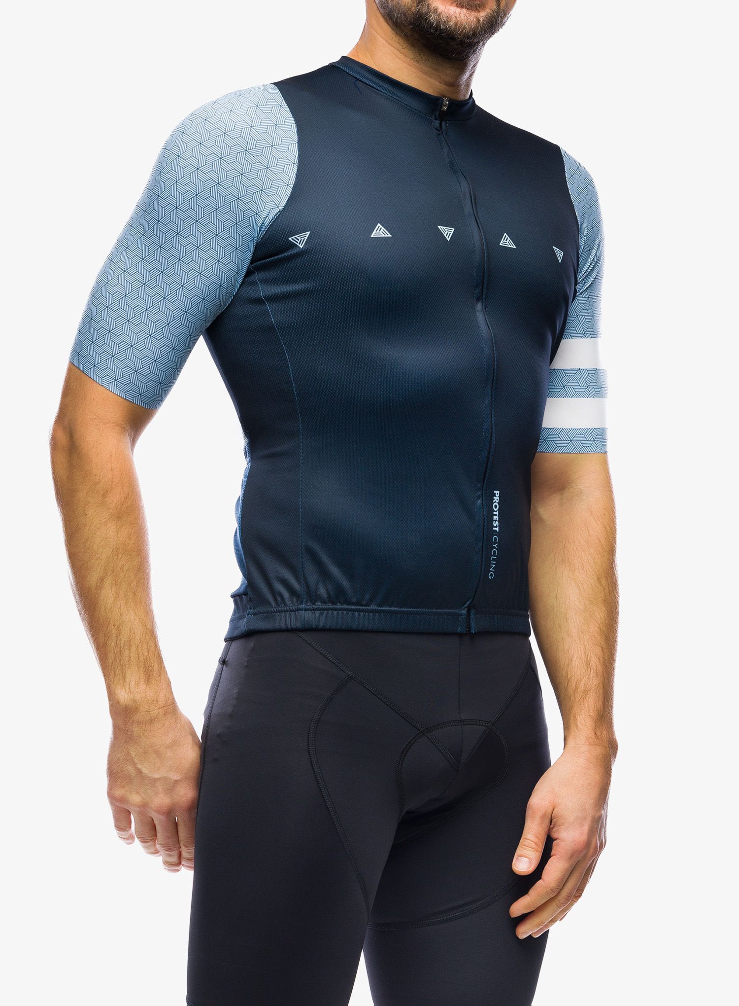 Тениска за колоездене Protest Prtbartali Cycling Jersey Short Sleeve - night skyblue