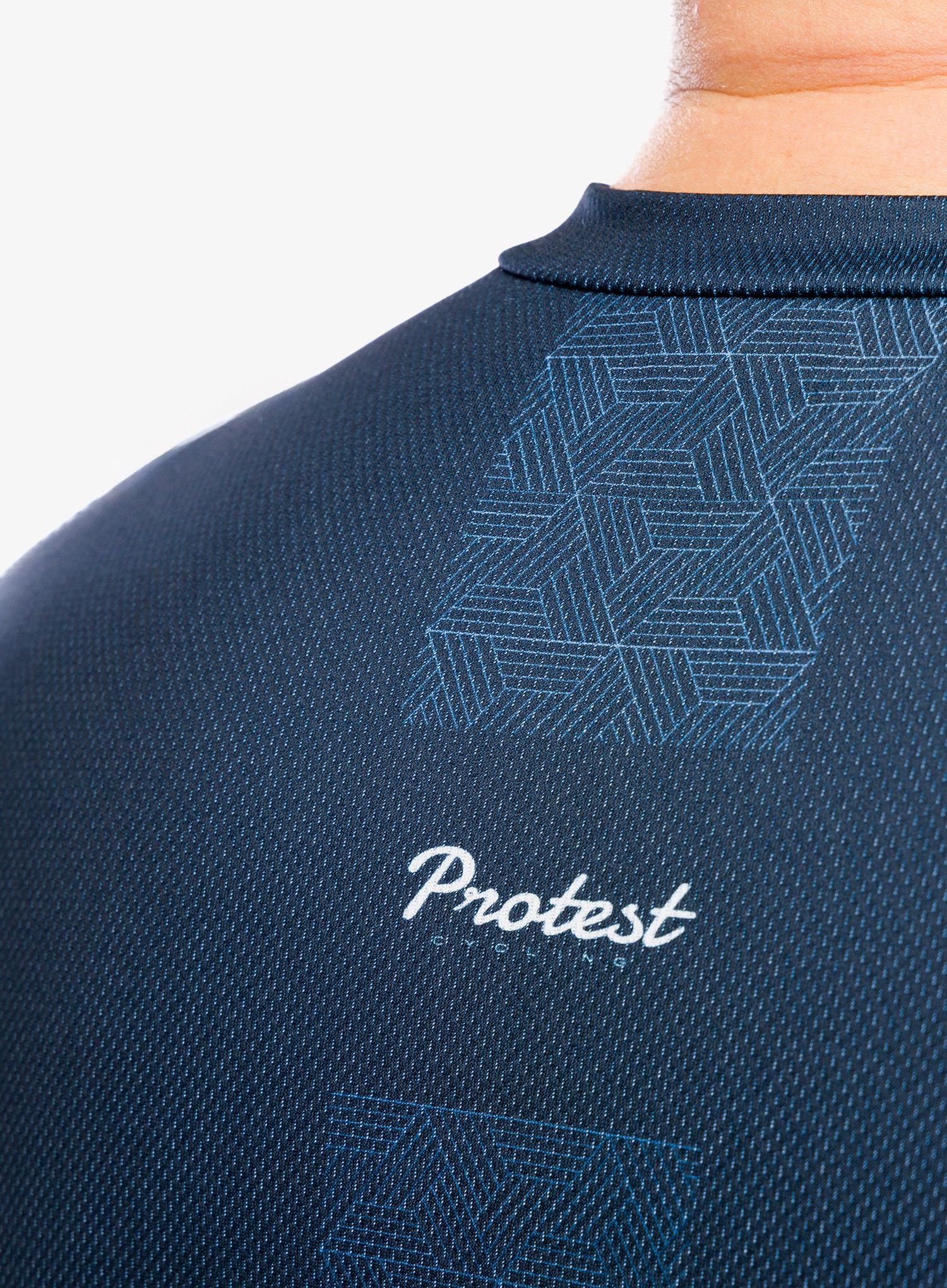 Тениска за колоездене Protest Prtbartali Cycling Jersey Short Sleeve - night skyblue