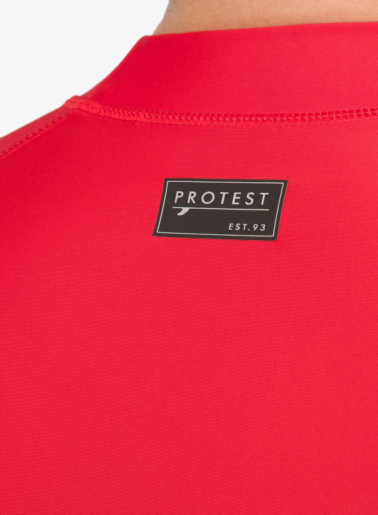 Тениска с щампа Protest Prtcater Lycra - tomato