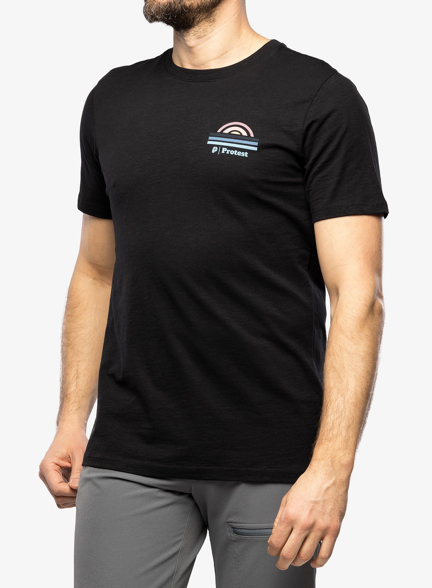 Тениска с щампа Protest Prtholbox T-Shirt - true black