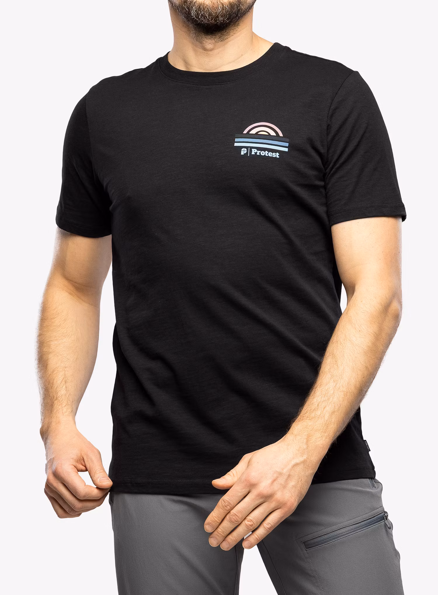 Тениска с щампа Protest Prtholbox T-Shirt - true black